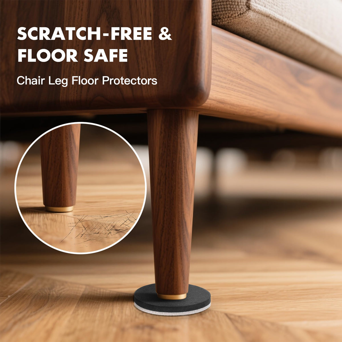 Furniture Sliders for Hardwood Floors (16 Count)