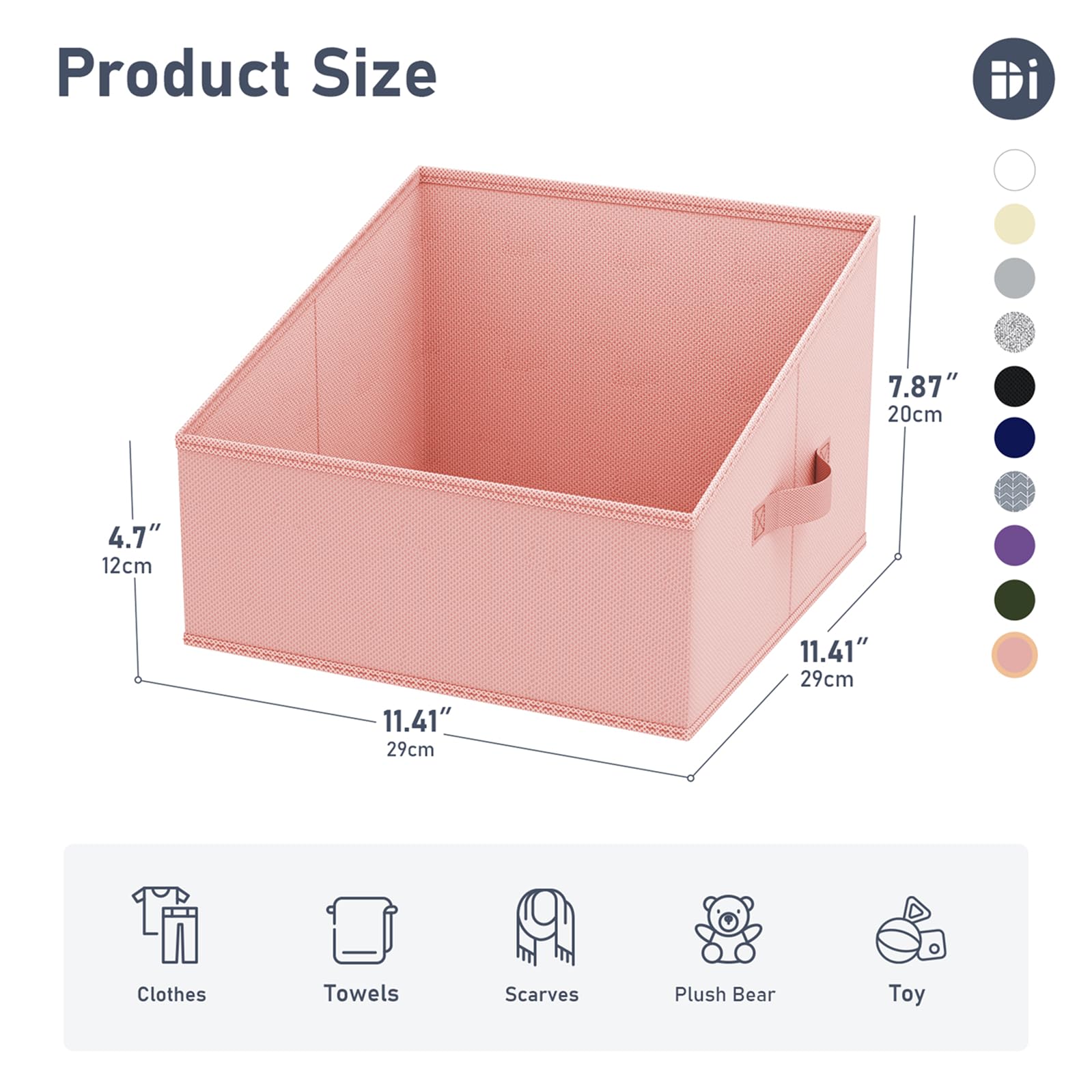 Closet Storage Bins (6 Count)