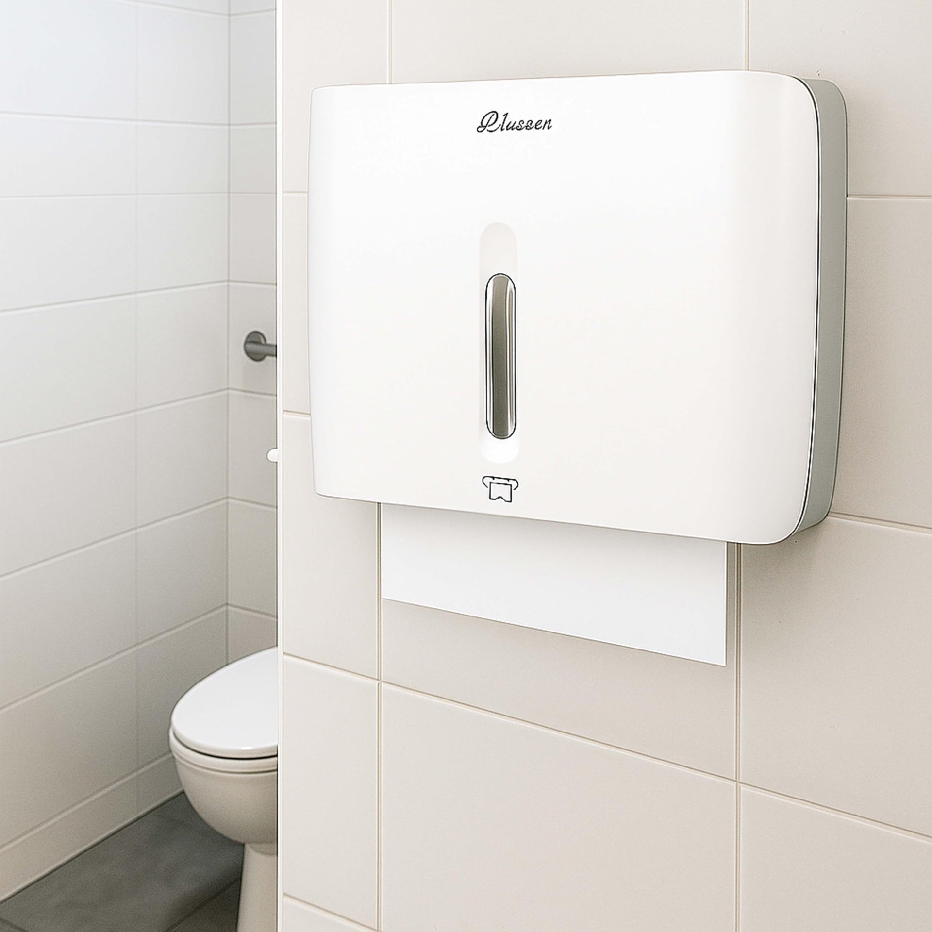 Paper Towel Dispenser Wall Mount Commercial with Lock 1 Pack