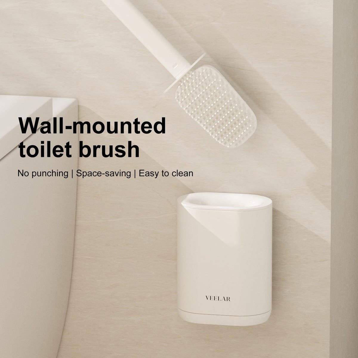 Toilet Brush and Holder Set