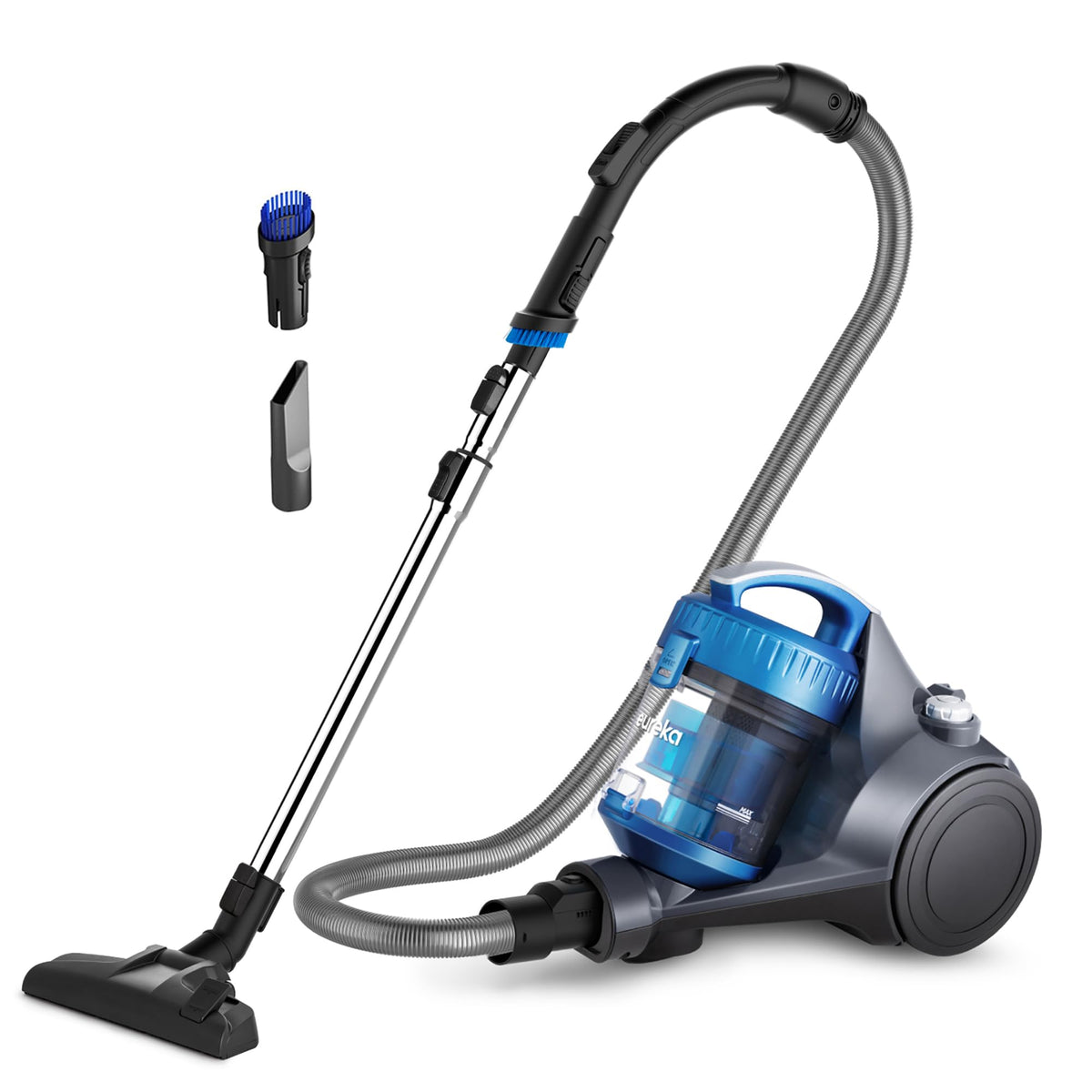 Whirlwind Bagless Canister Cleaner NEN110A Lightweight Corded Vacuum for Carpets and Hard Floors