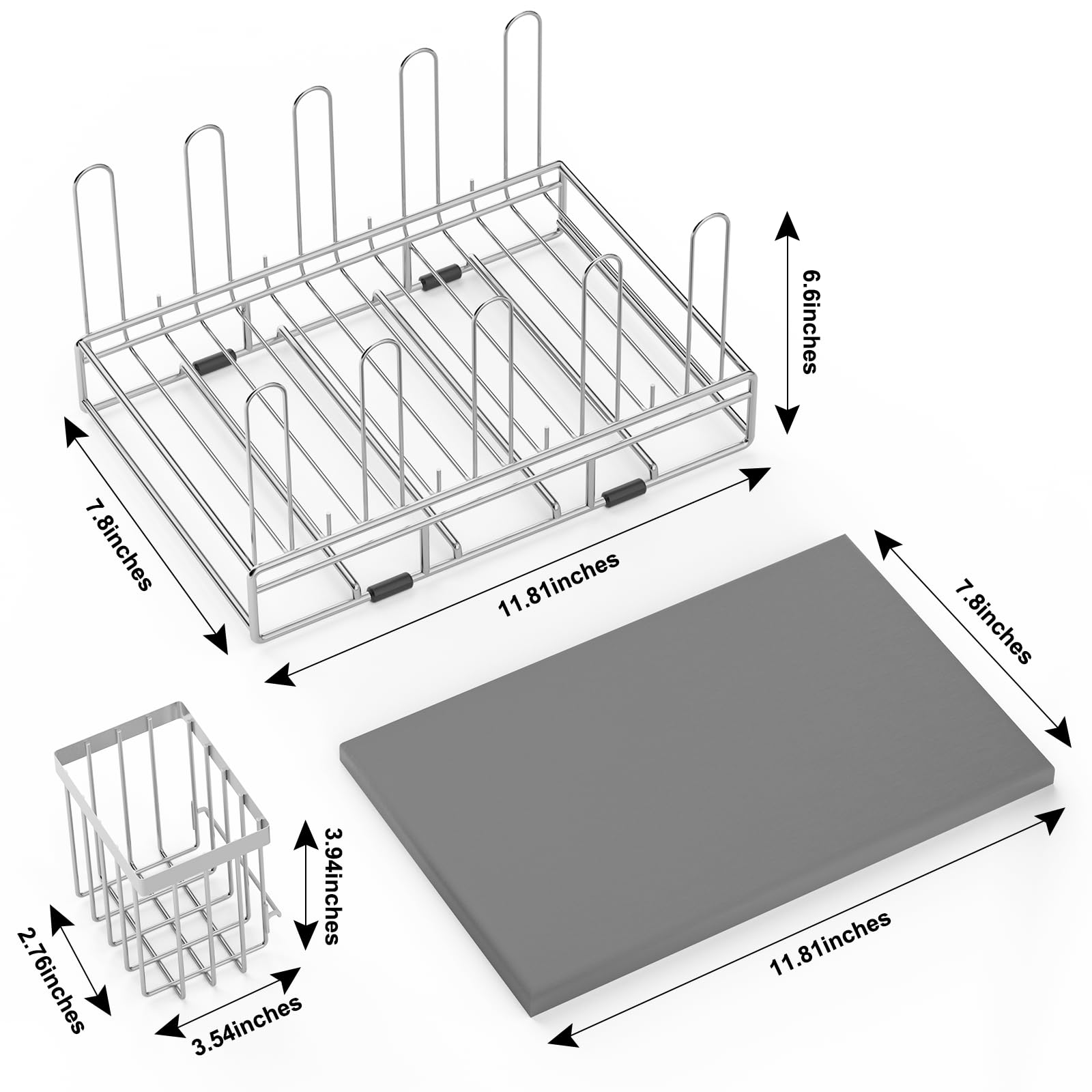 Baby Bottle Drying Rack Organizer Stainless Steel