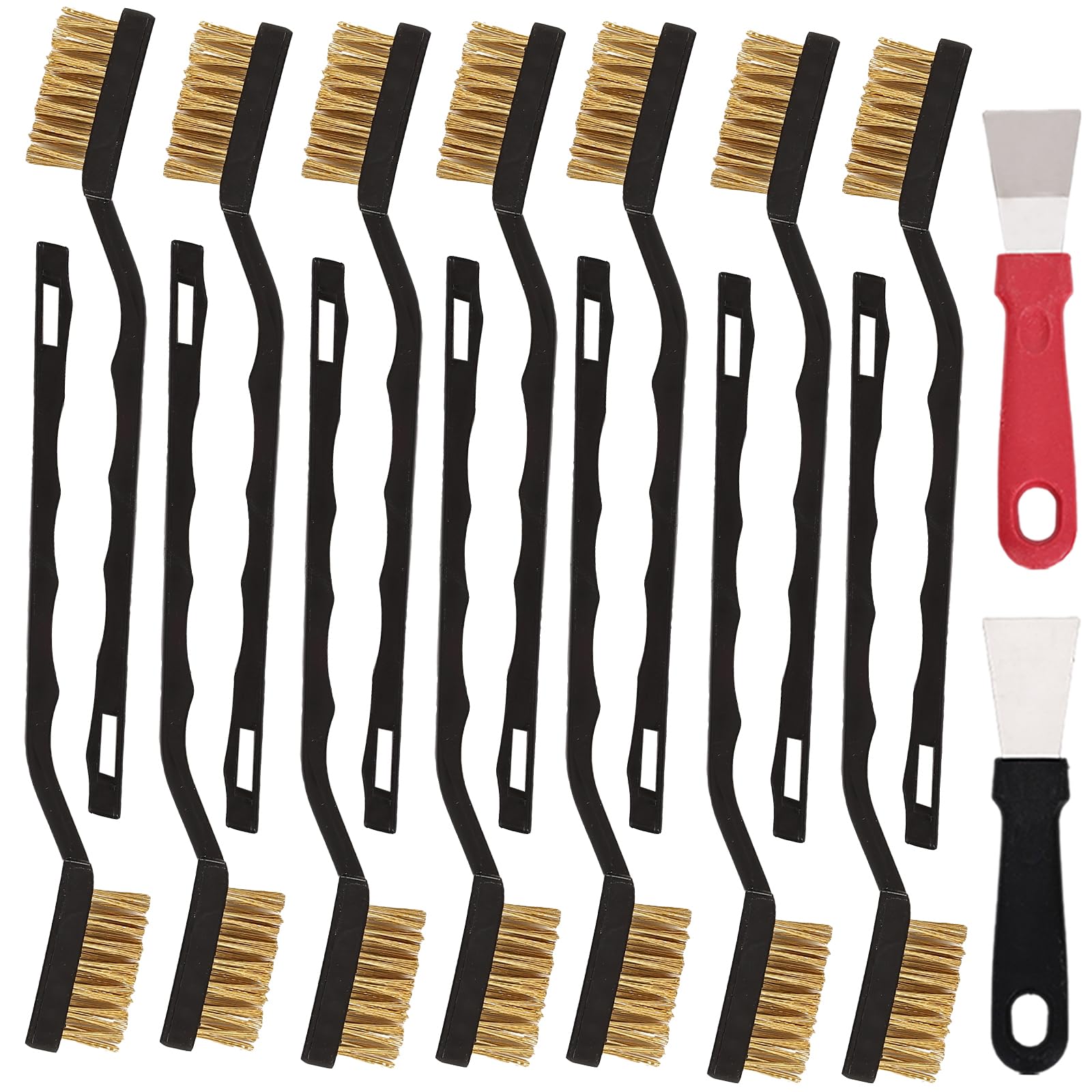 48 Pcs Mini Brass Brush Set (48 Count)