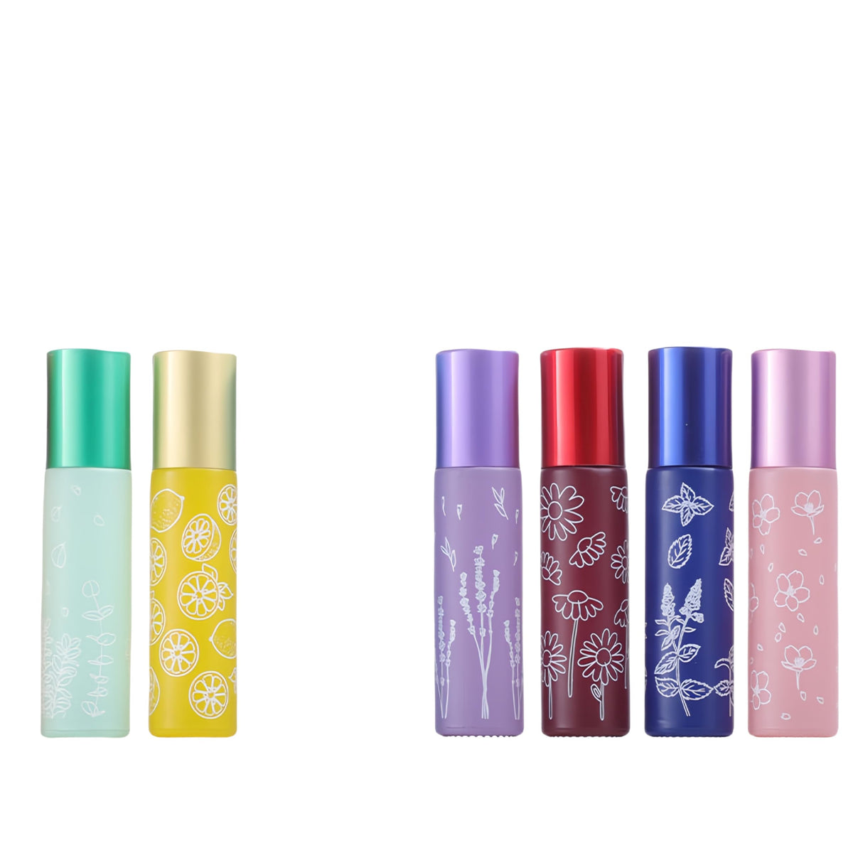 10ml Glass Essential Oil Roller Bottles Roll on Bottles (10 Count)
