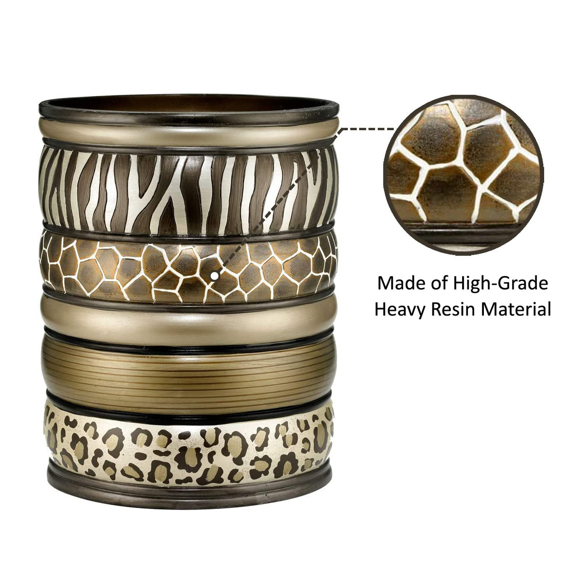 Decorative Trash Can for Bathroom