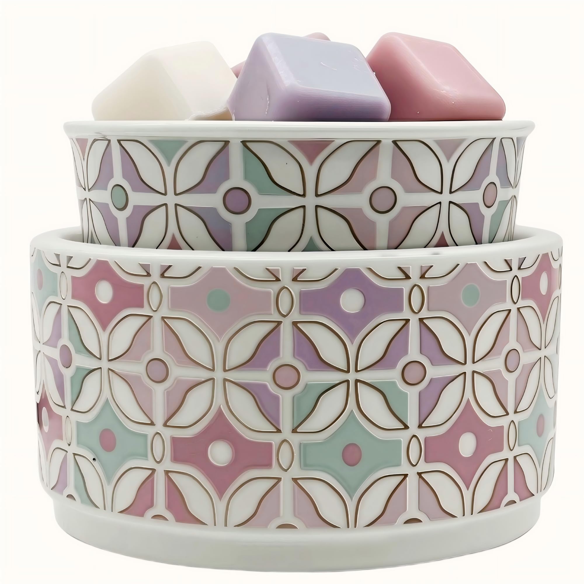 Geometric Ceramic Electric Wax Melt Warmer