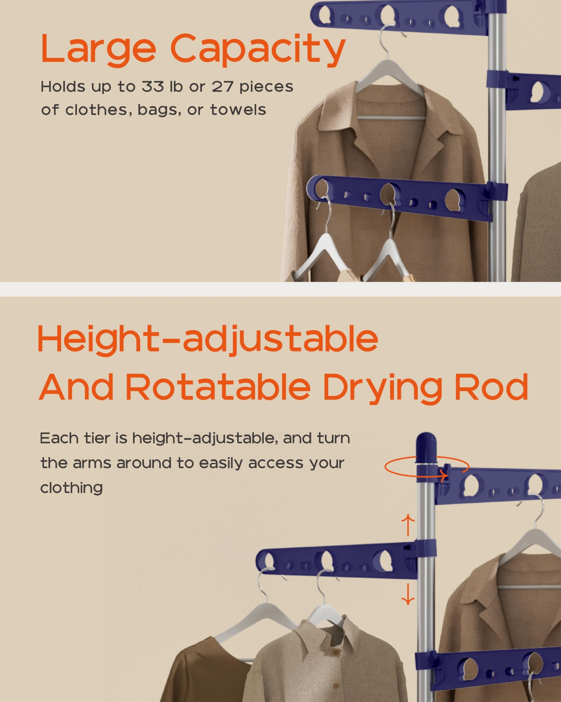 Clothes Drying Rack Foldable