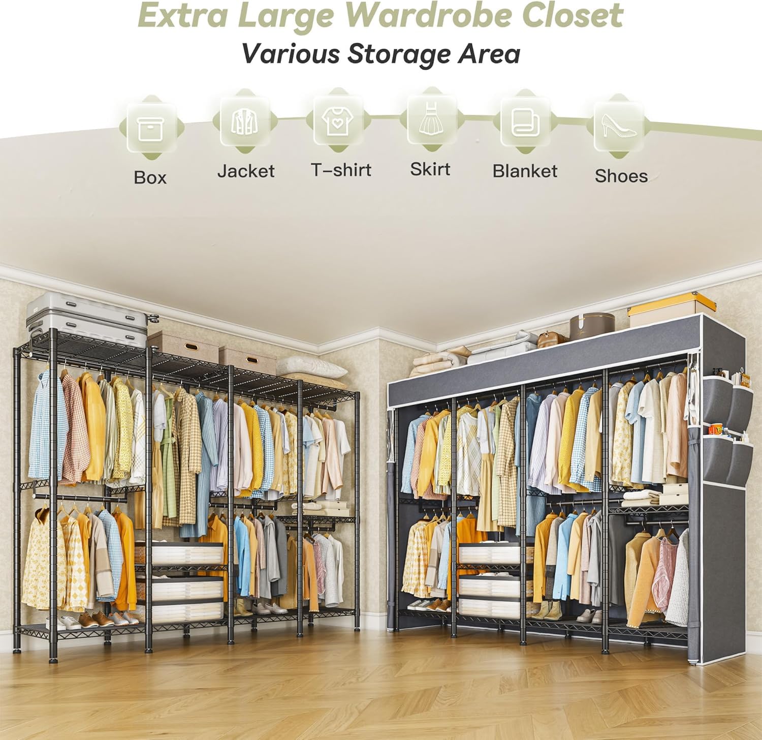 Clothes Rack with Cover