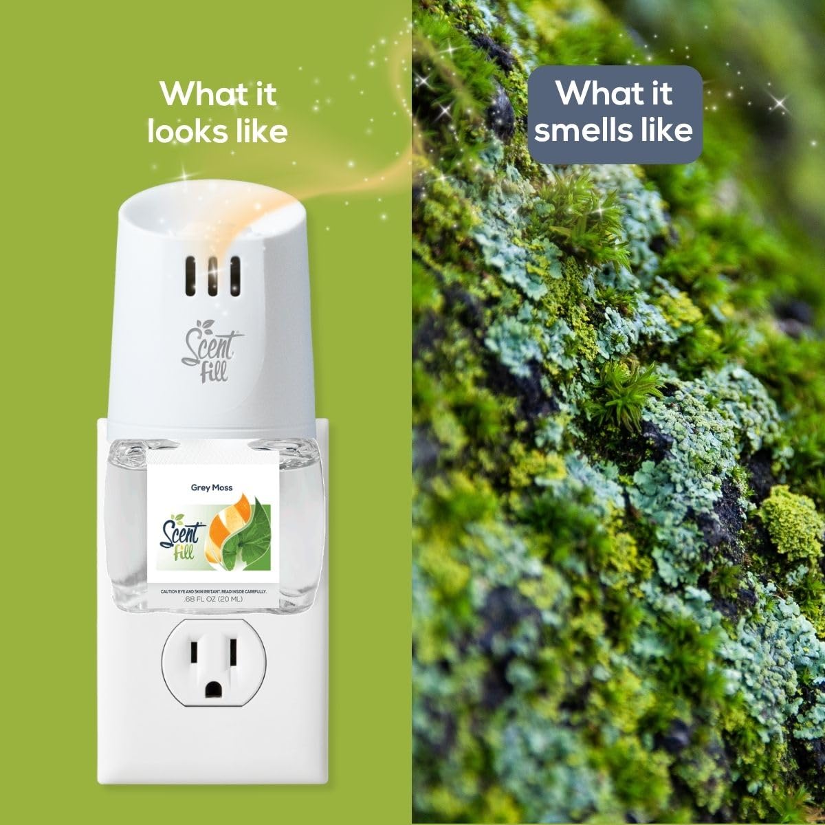 Grey Moss Plug in Air Freshener (2.72 Fl Oz)