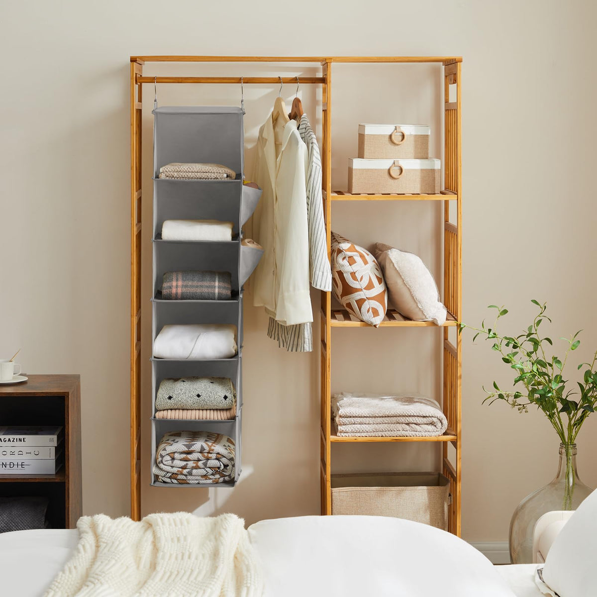 Hanging Closet Organizer and Storage (6 Count)