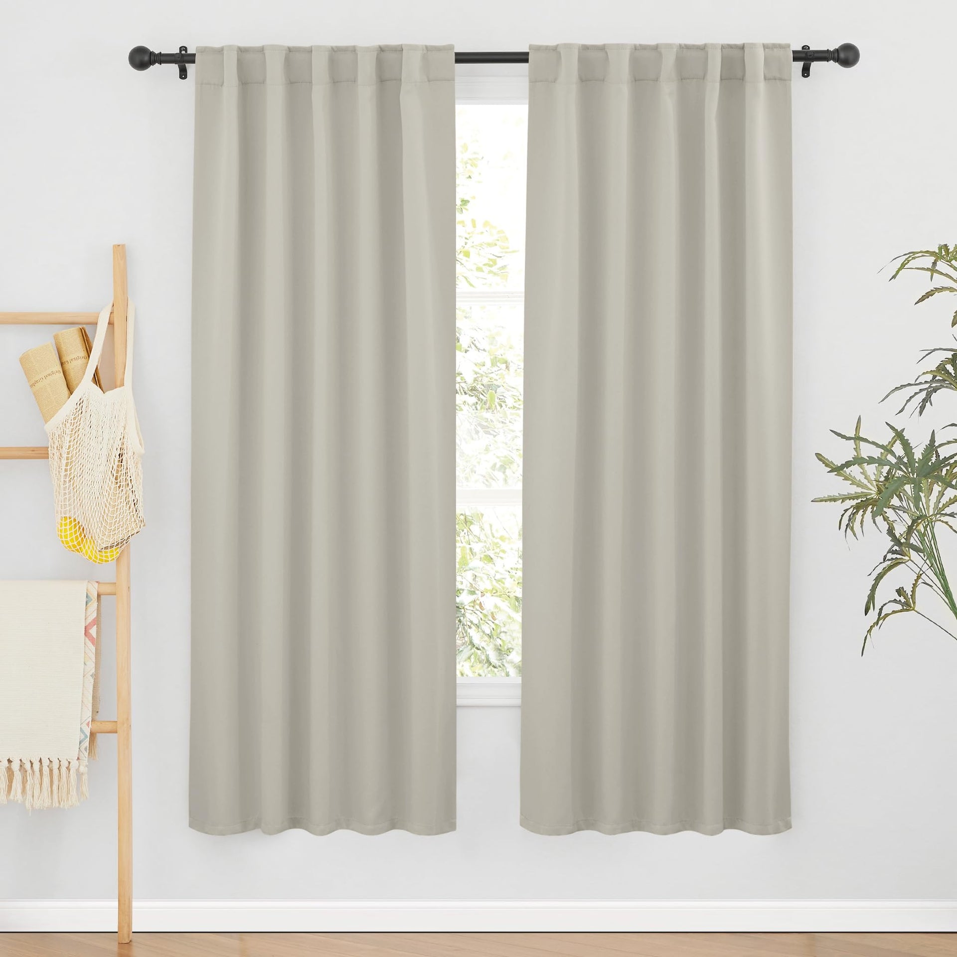 Curtains 72 inches Long for Bedroom (2 Count)