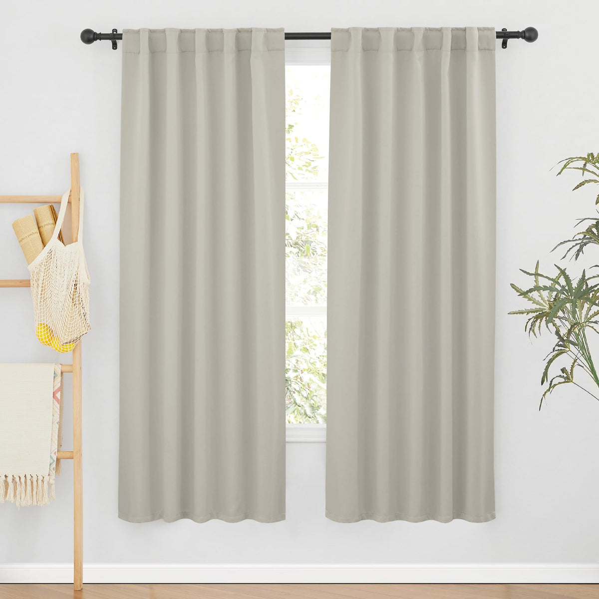 Curtains 72 inches Long for Bedroom (2 Count)