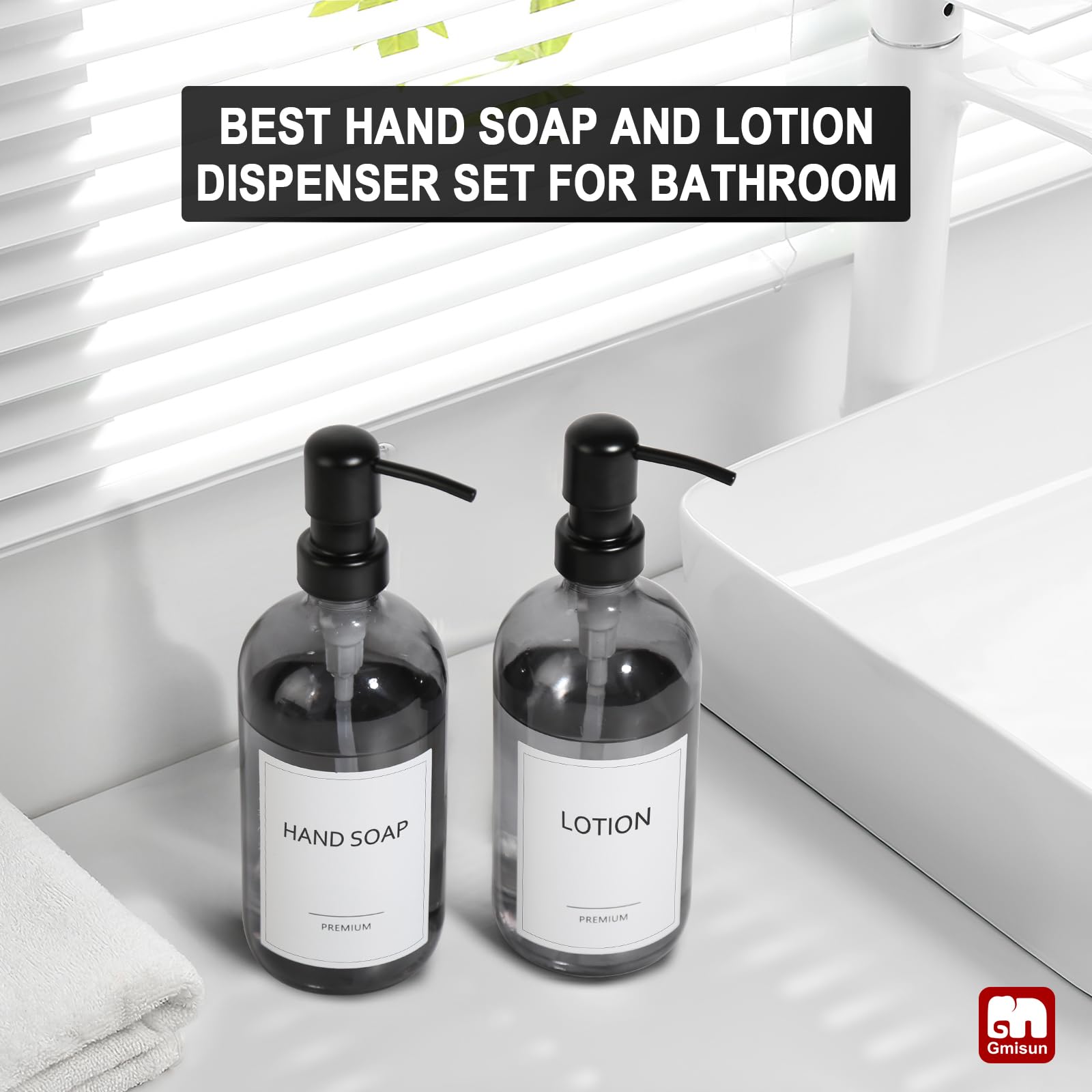 Black Soap Dispenser (2 Count)