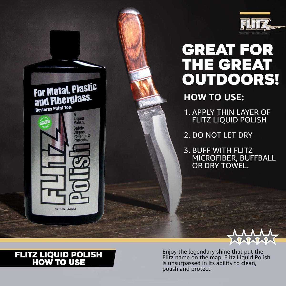 Multi Purpose Metal Polish Liquid (10.2 Fl Oz)