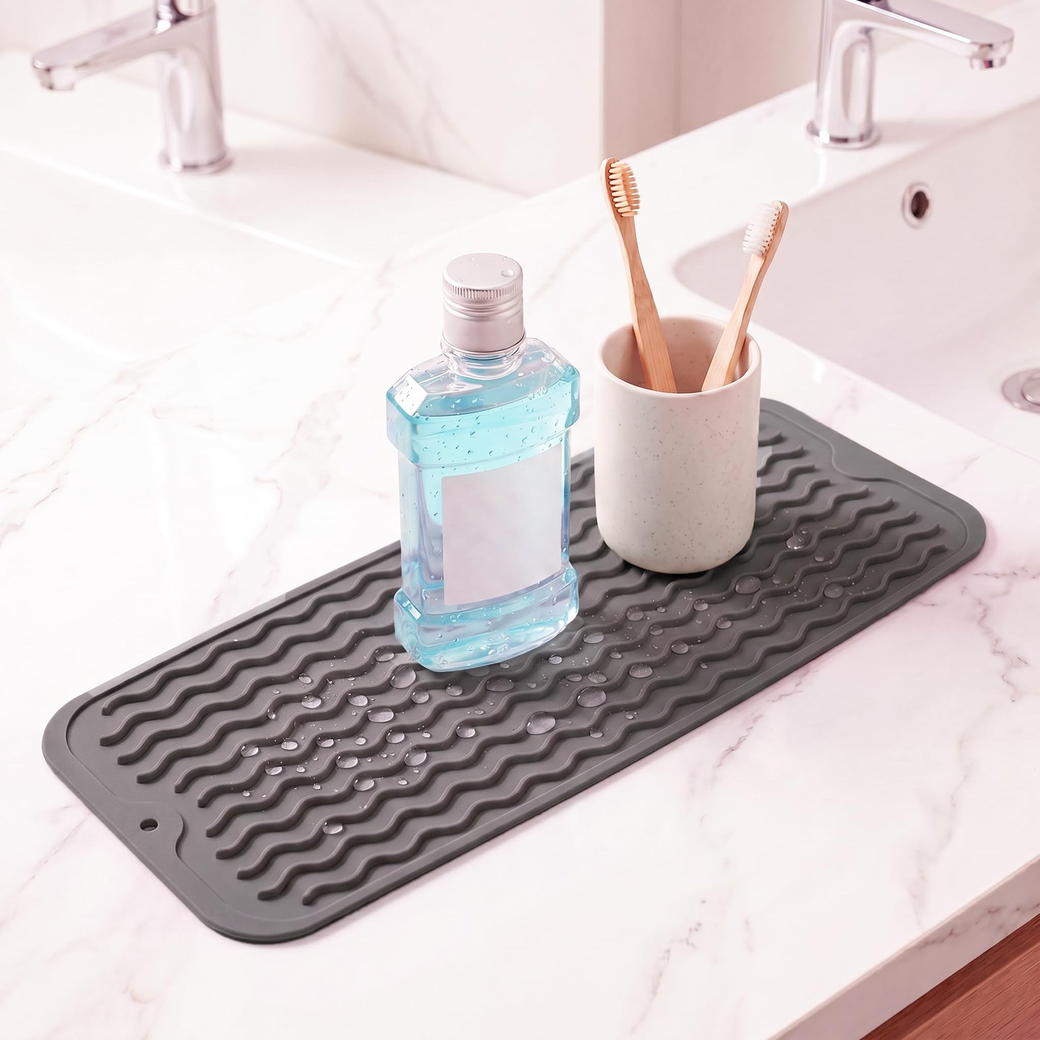 Silicone Dish Drying Mat for Multiple Usage