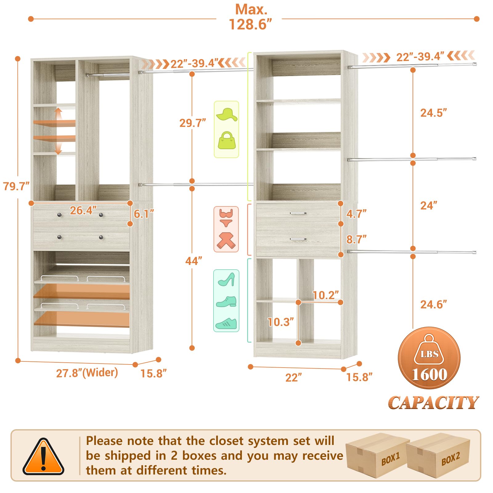 Closet System (10 Foot)