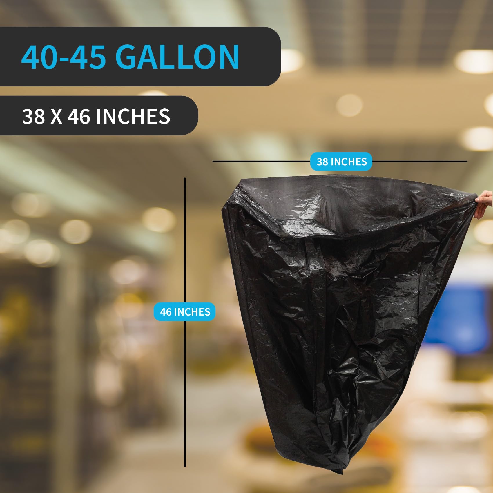 Black Garbage Bags