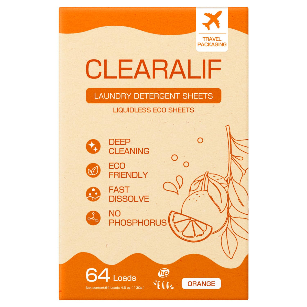 Laundry Detergent Sheets (64 Count)