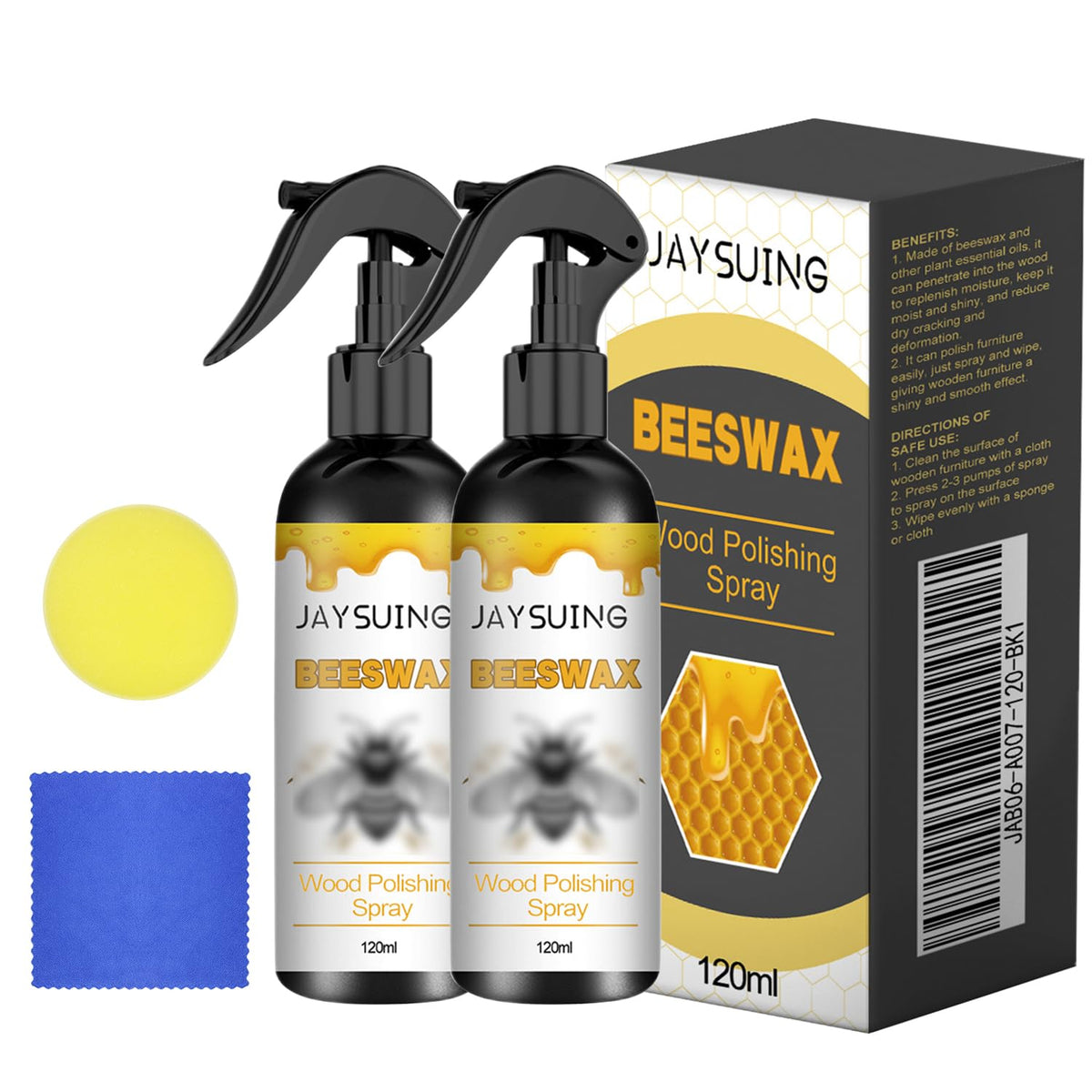 2PCS Natural Beeswax Care Spray & Restorer (2 Fl Oz) - ModHome Supplies