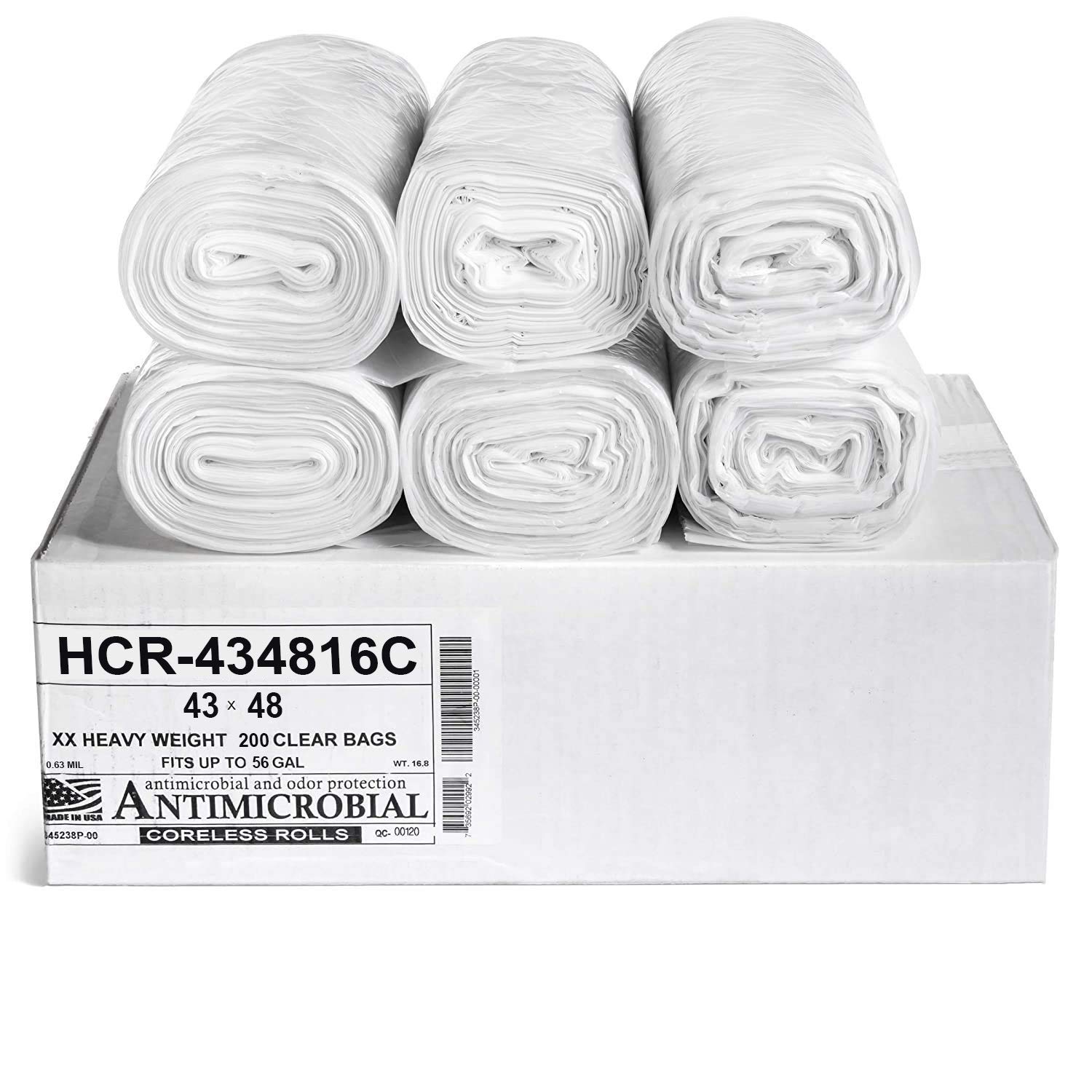 High Density Trash Bags (200 Count)
