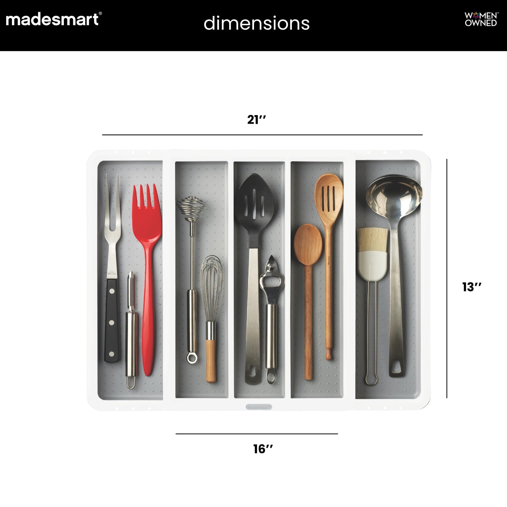 Classic Expandable Compartment Utensil Tray