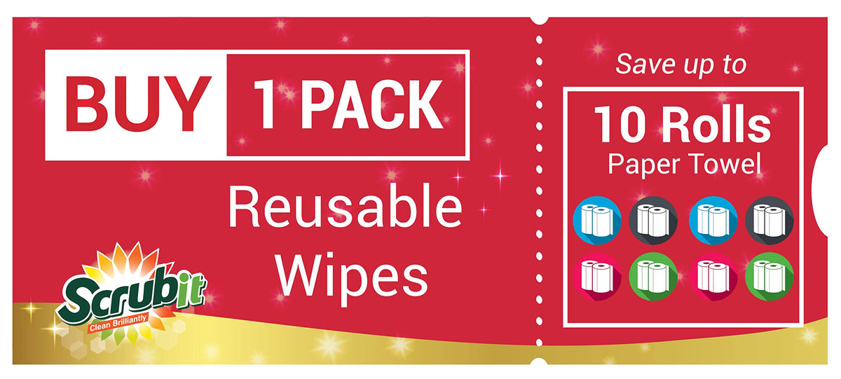 Reusable Handy Wipes (24 Count)