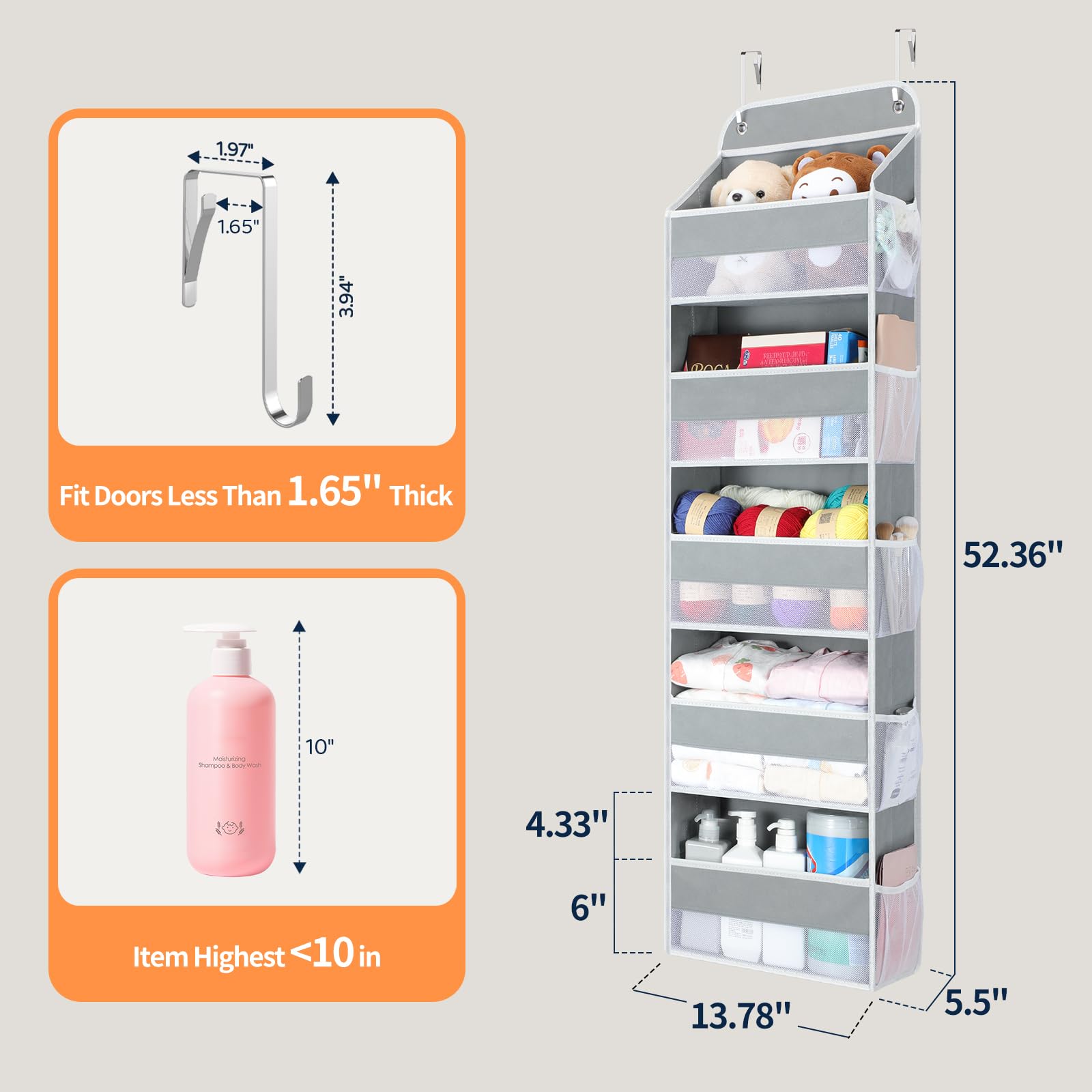 Over The Door Organizer Storage