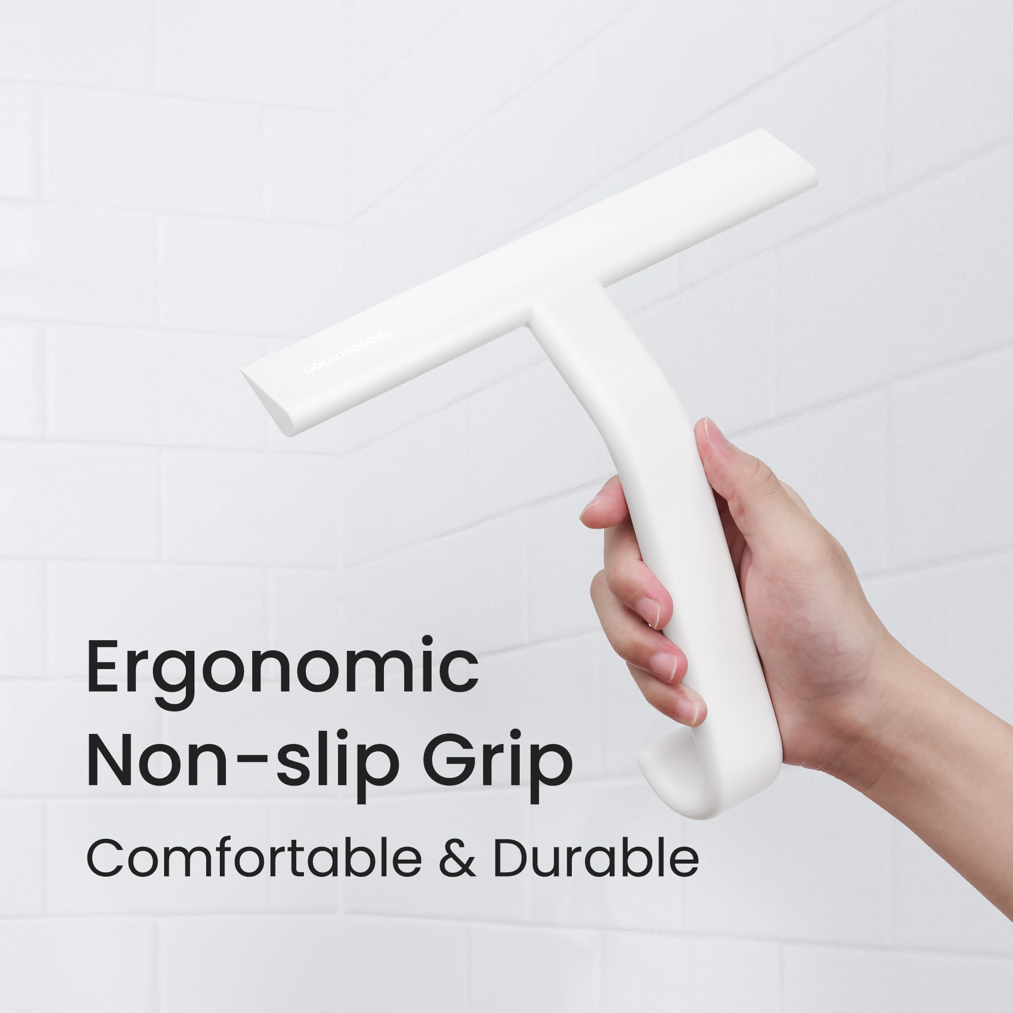 JustHang Shower Squeegee with Built
