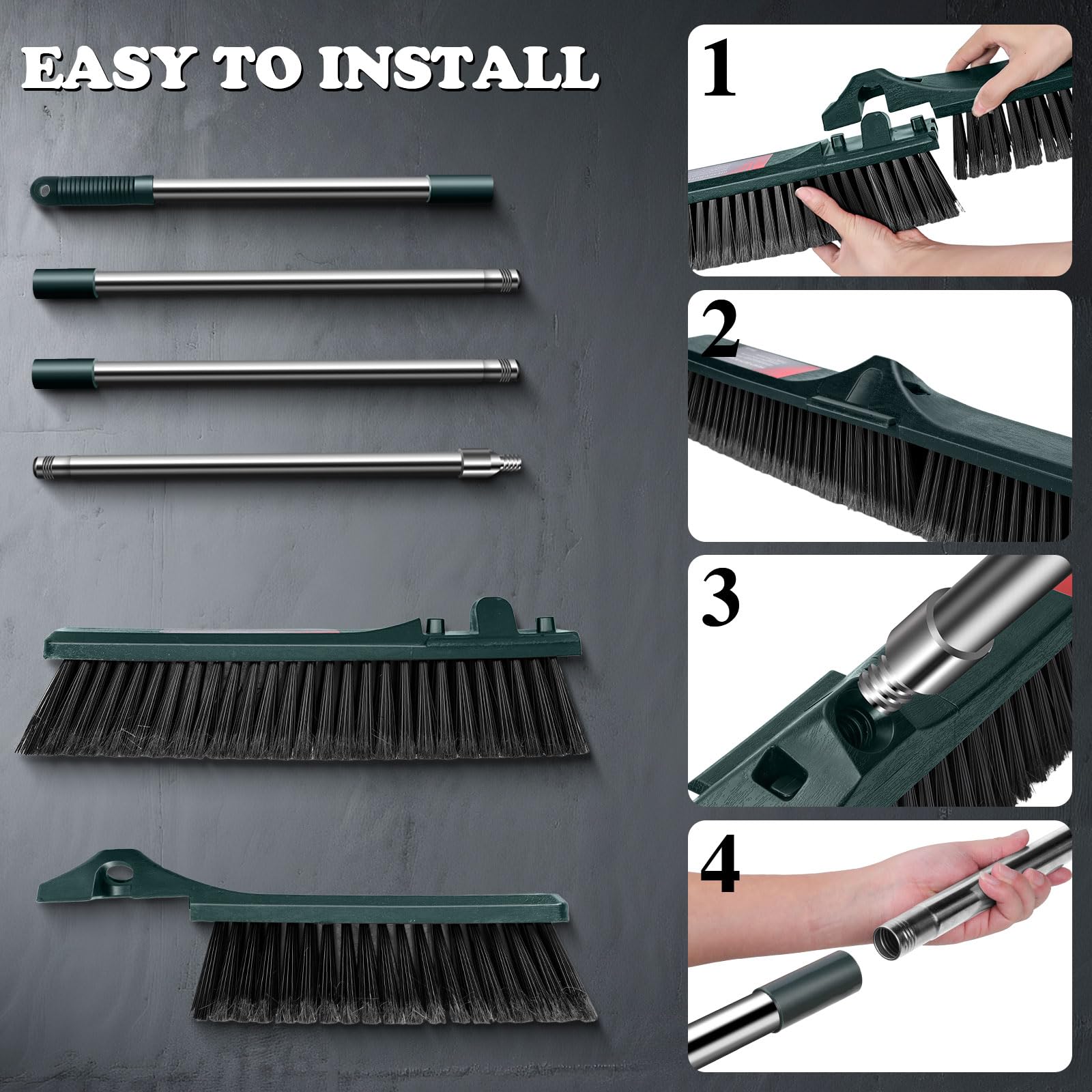 24" Push Broom Outdoor
