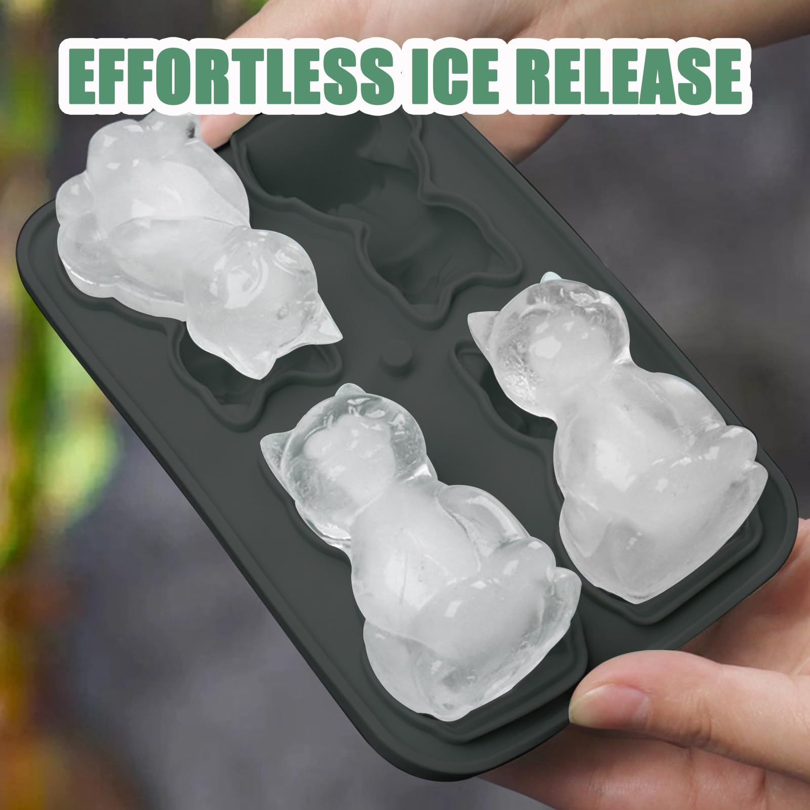 3D Cat Ice Cube Mold