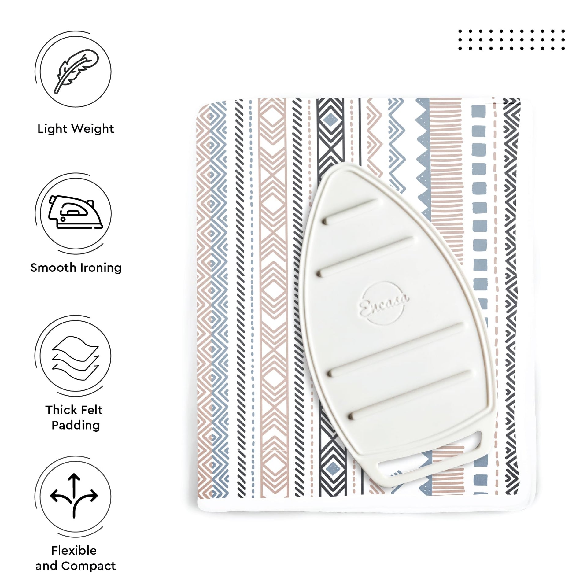 Ironing Mat Heat Resistant Pad 48"x28" Aztec