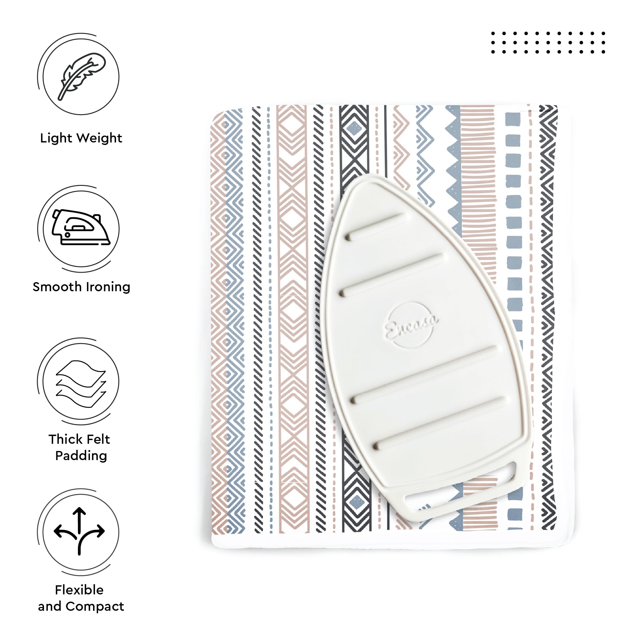 Ironing Mat Heat Resistant Pad 48"x28" Aztec