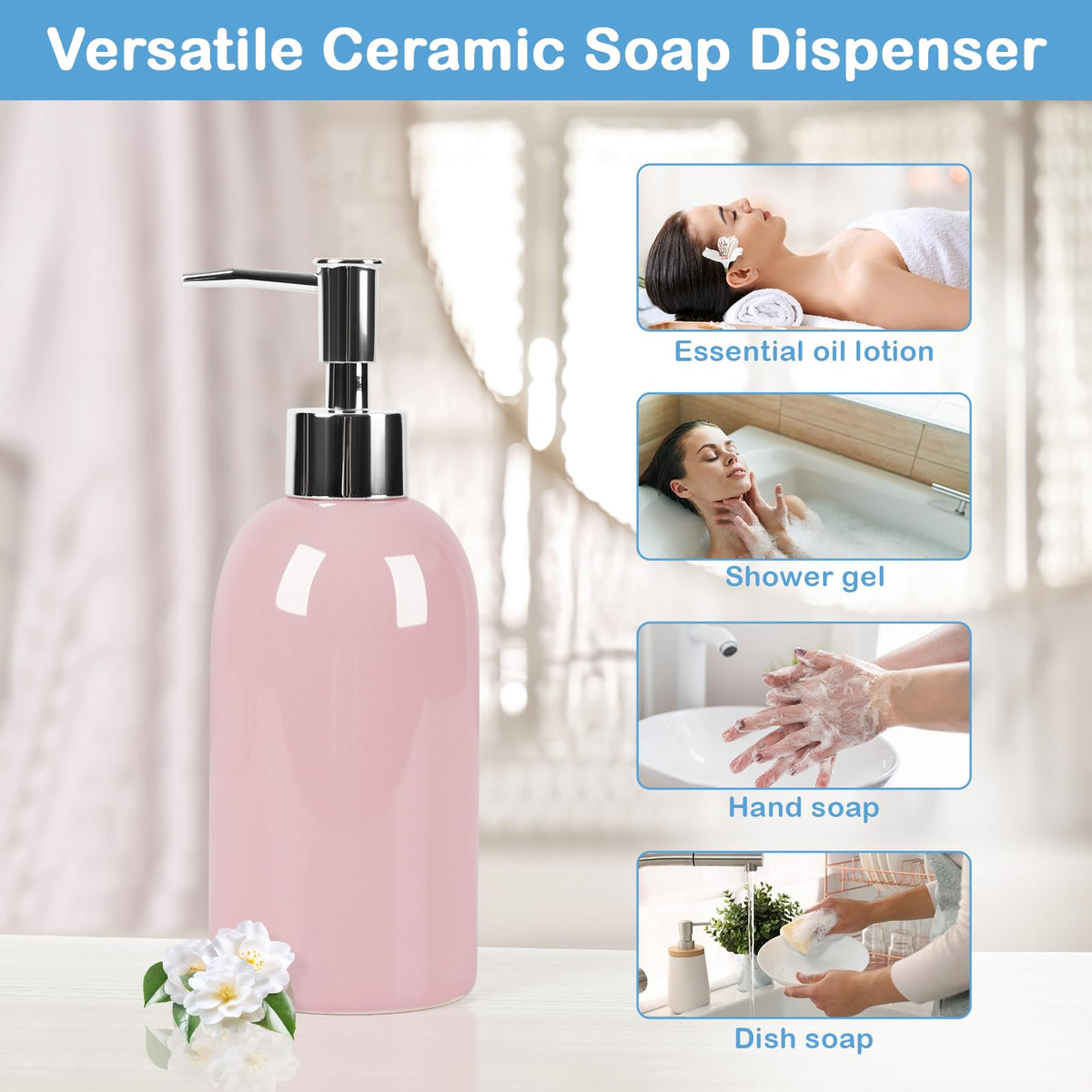 Soap Dispenser for Bathroom