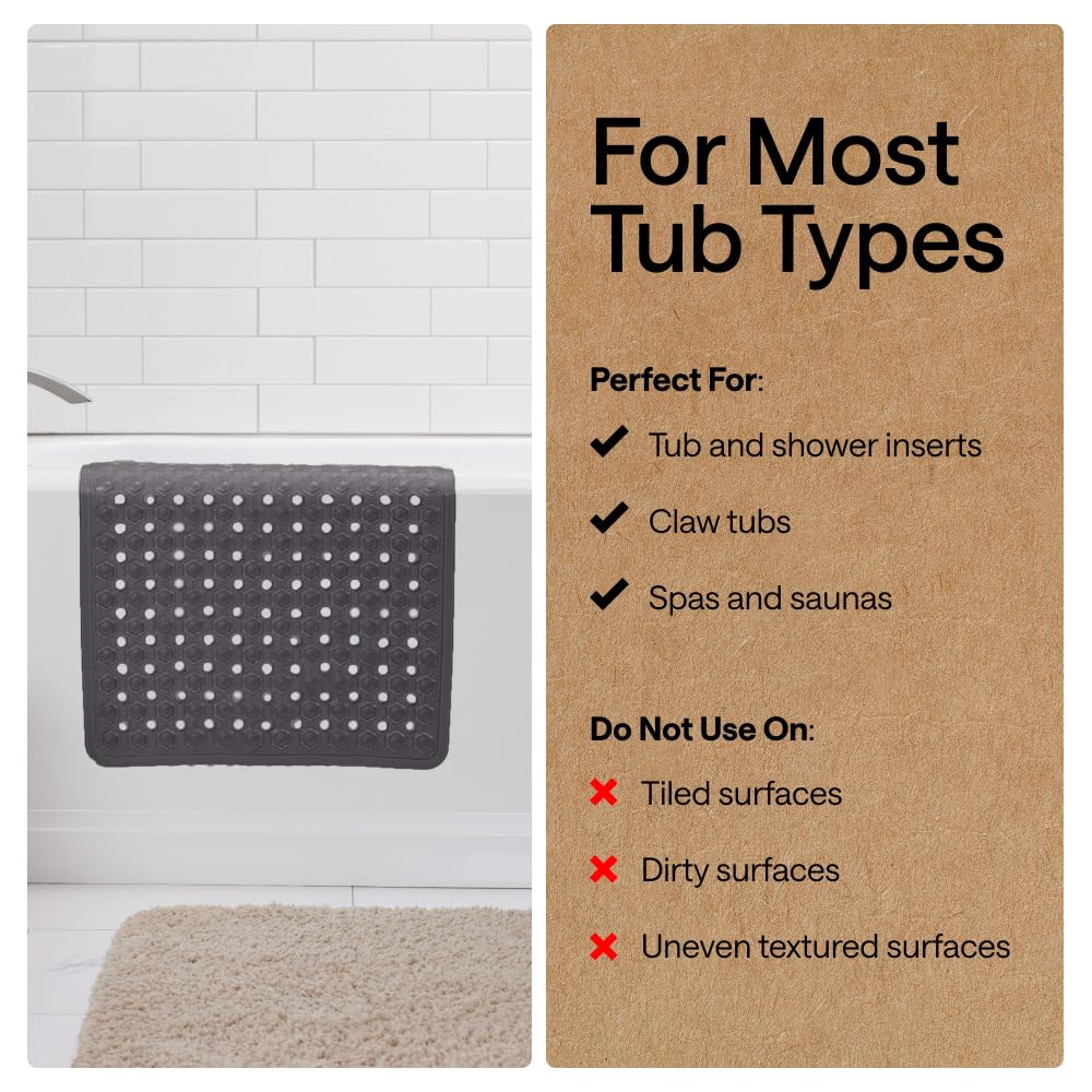 Patented Bath Tub Shower Mat