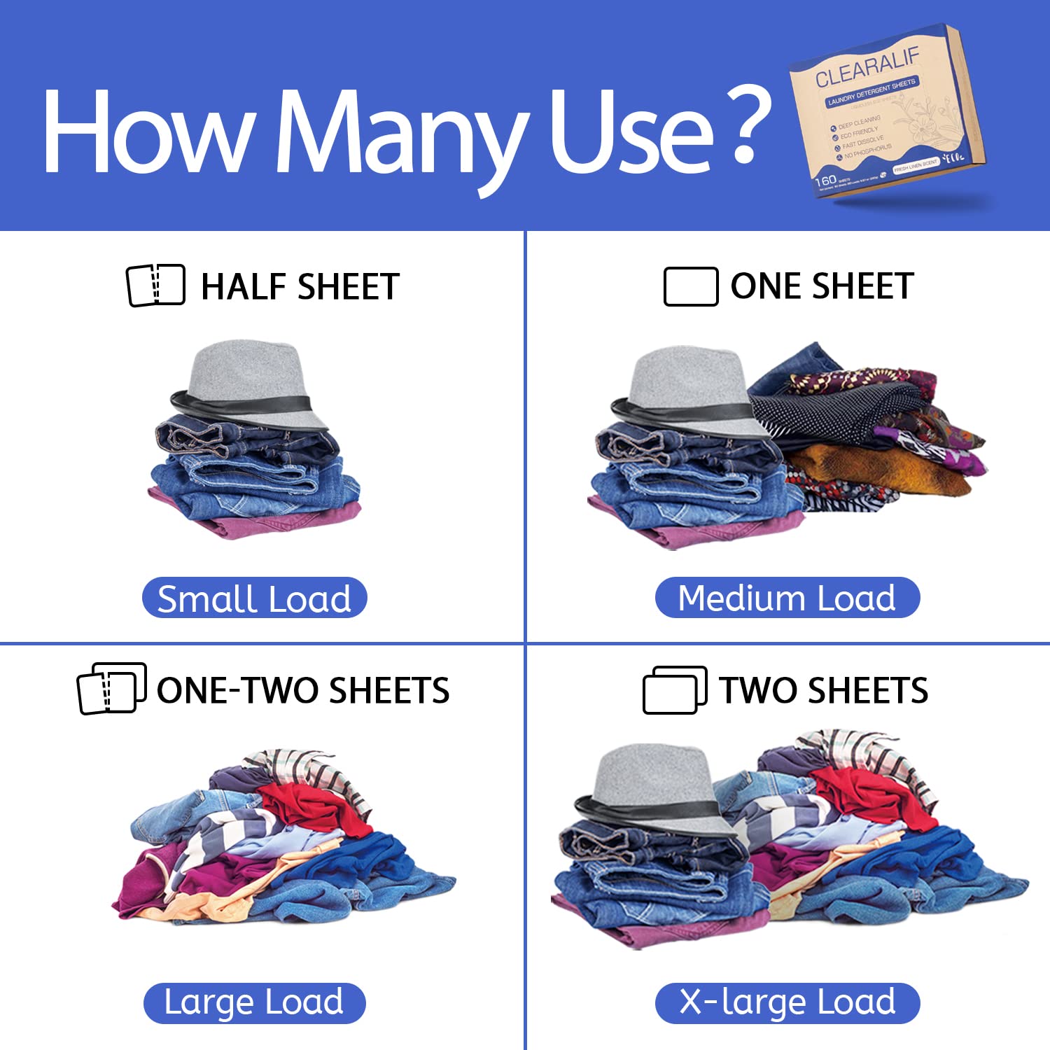 Laundry Detergent Sheets (480 Count)