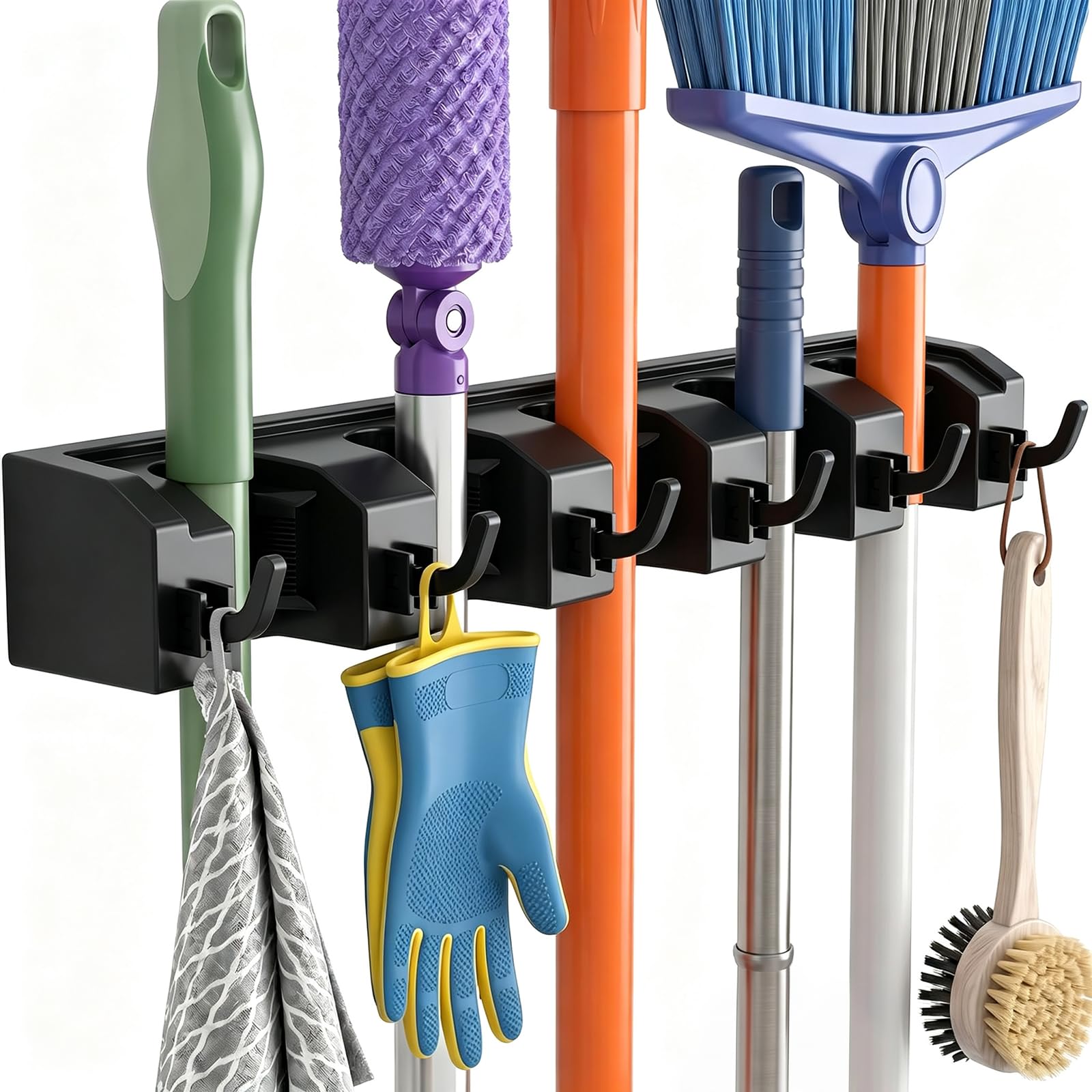 Broom Holder Wall Mounted