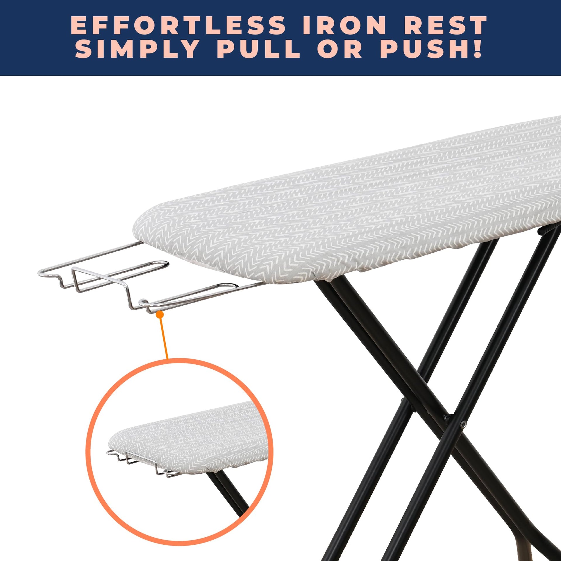 Ironing Board with Iron Rest