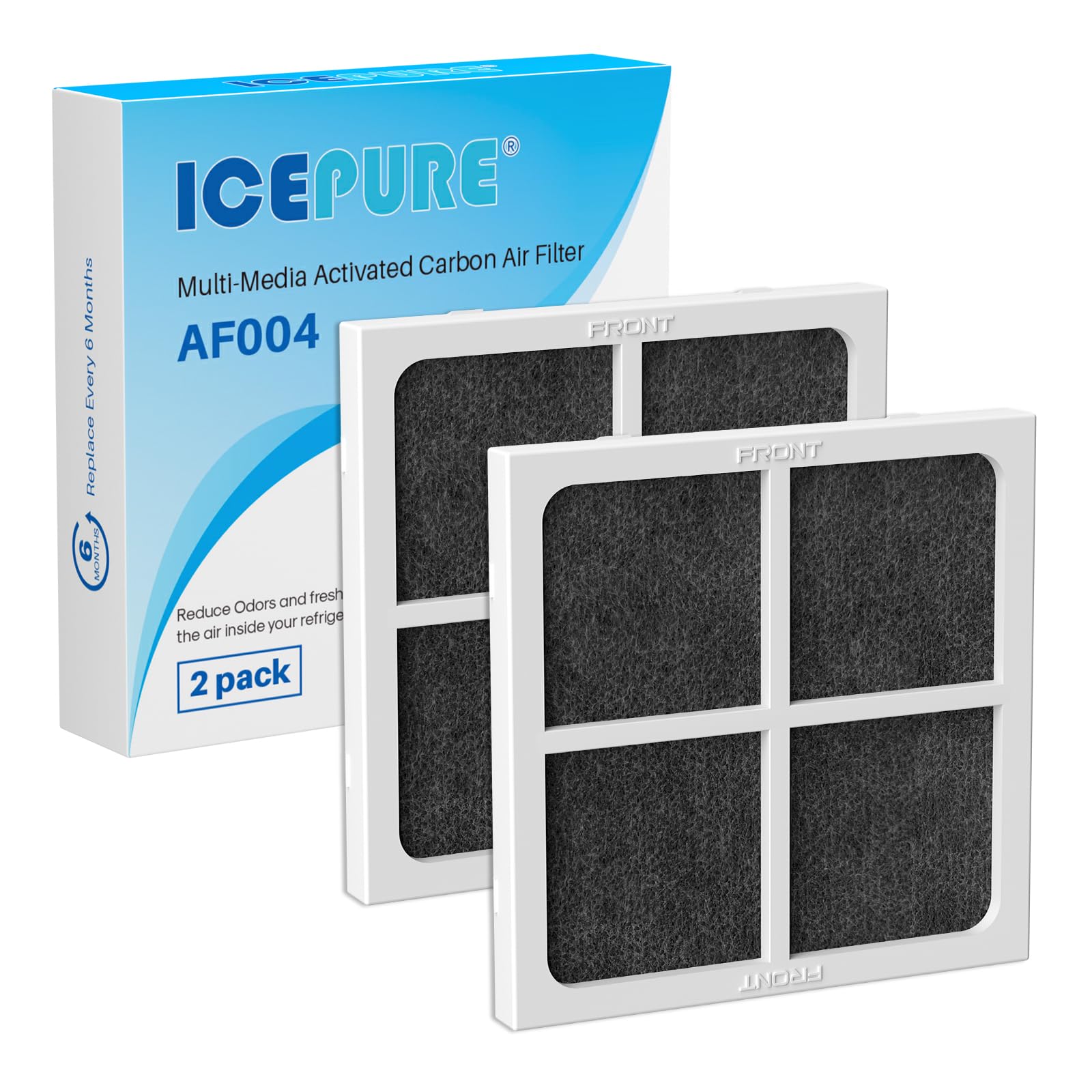 AF004 Replacement for LG LT120F Refrigerator Air Filter (2 Count)