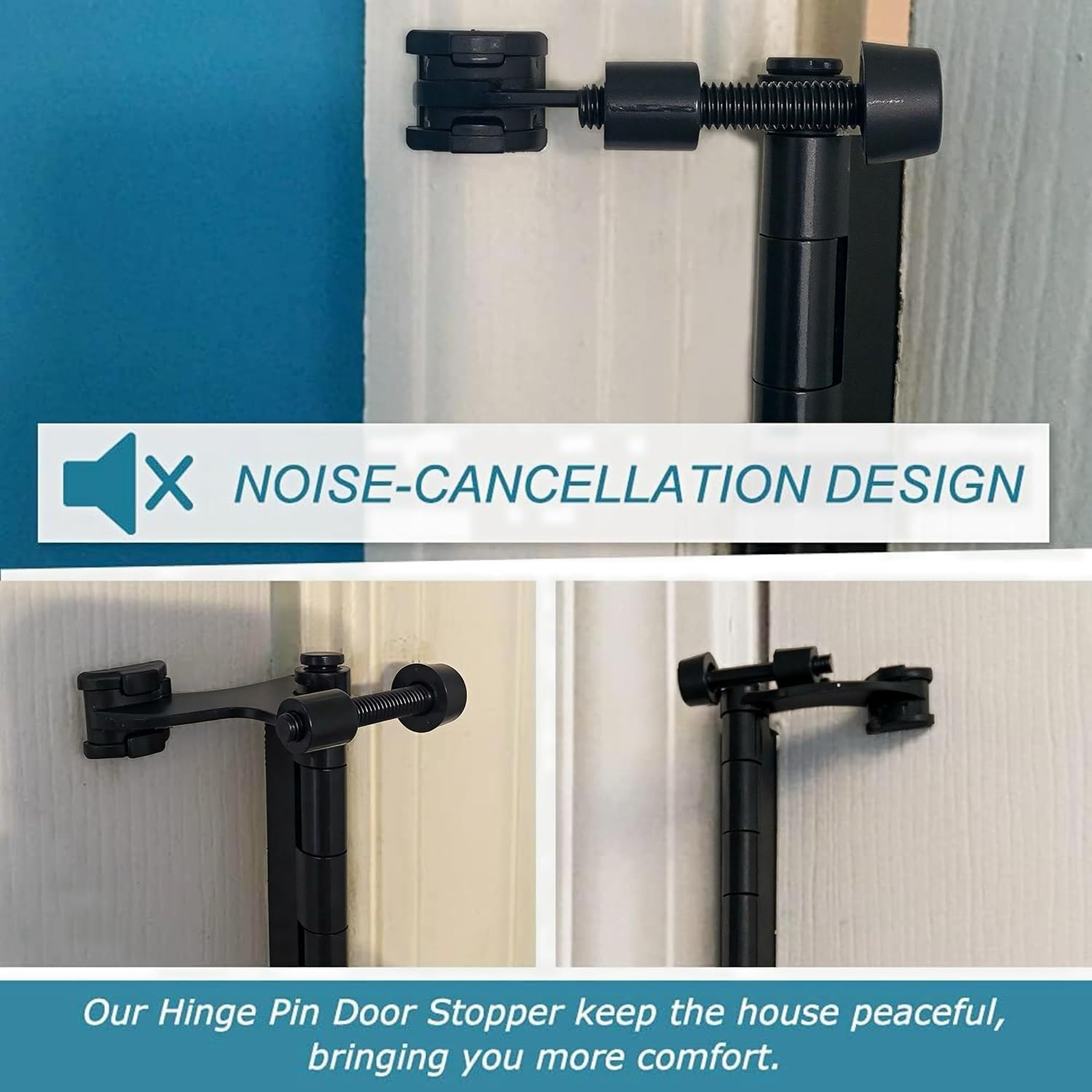 8 Pack Hinge Pin Oil Rubbed Bronze Door Stopper (8 Count)