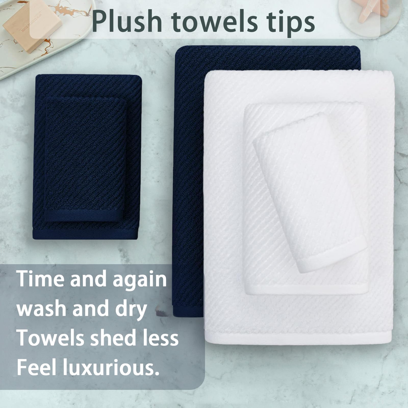 6PC Towel Set (6 Count)