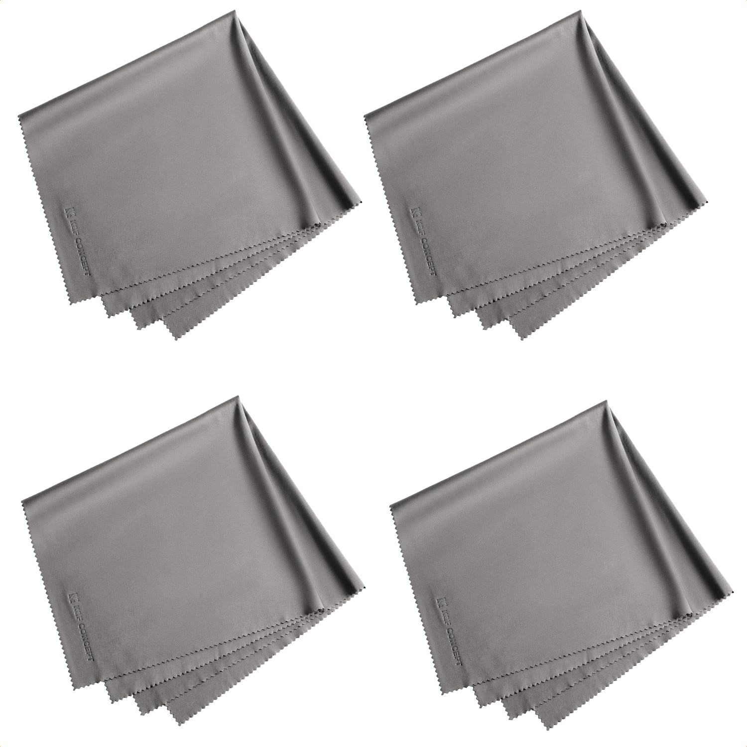 Extra Large Microfiber Cleaning Cloths X4 (4 Count)