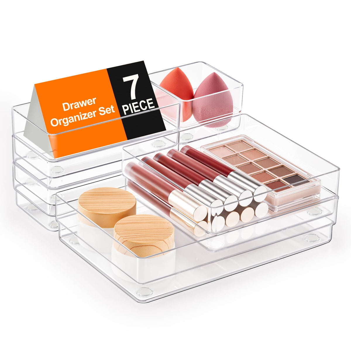 7 PCS Drawer Organizer (7 Count)