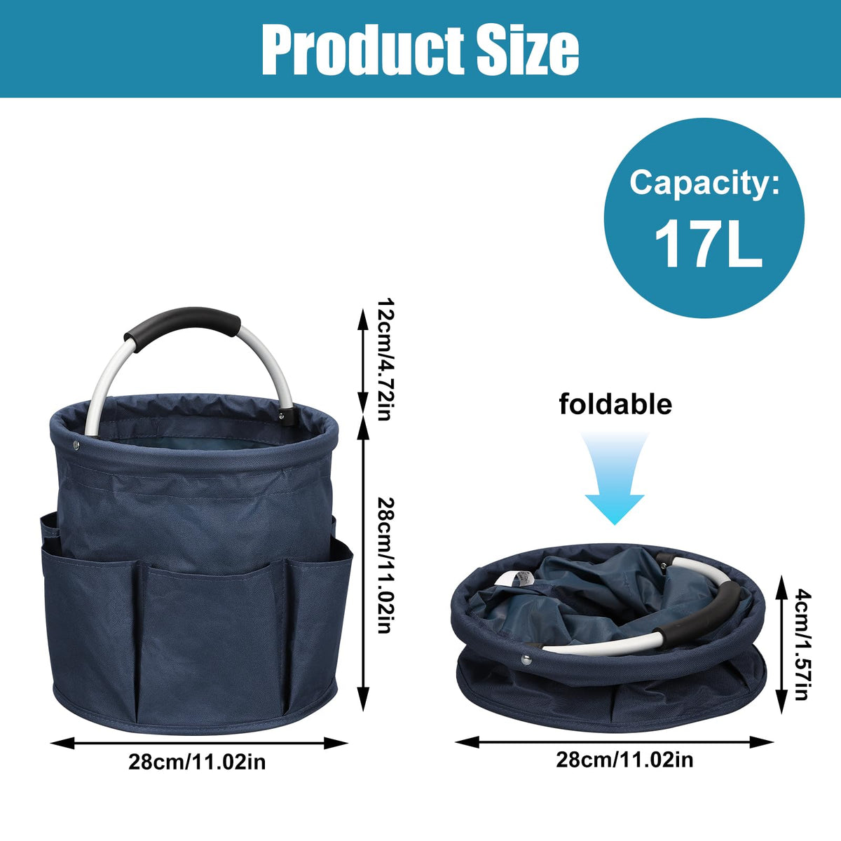17L Cleaning Caddy with Handle