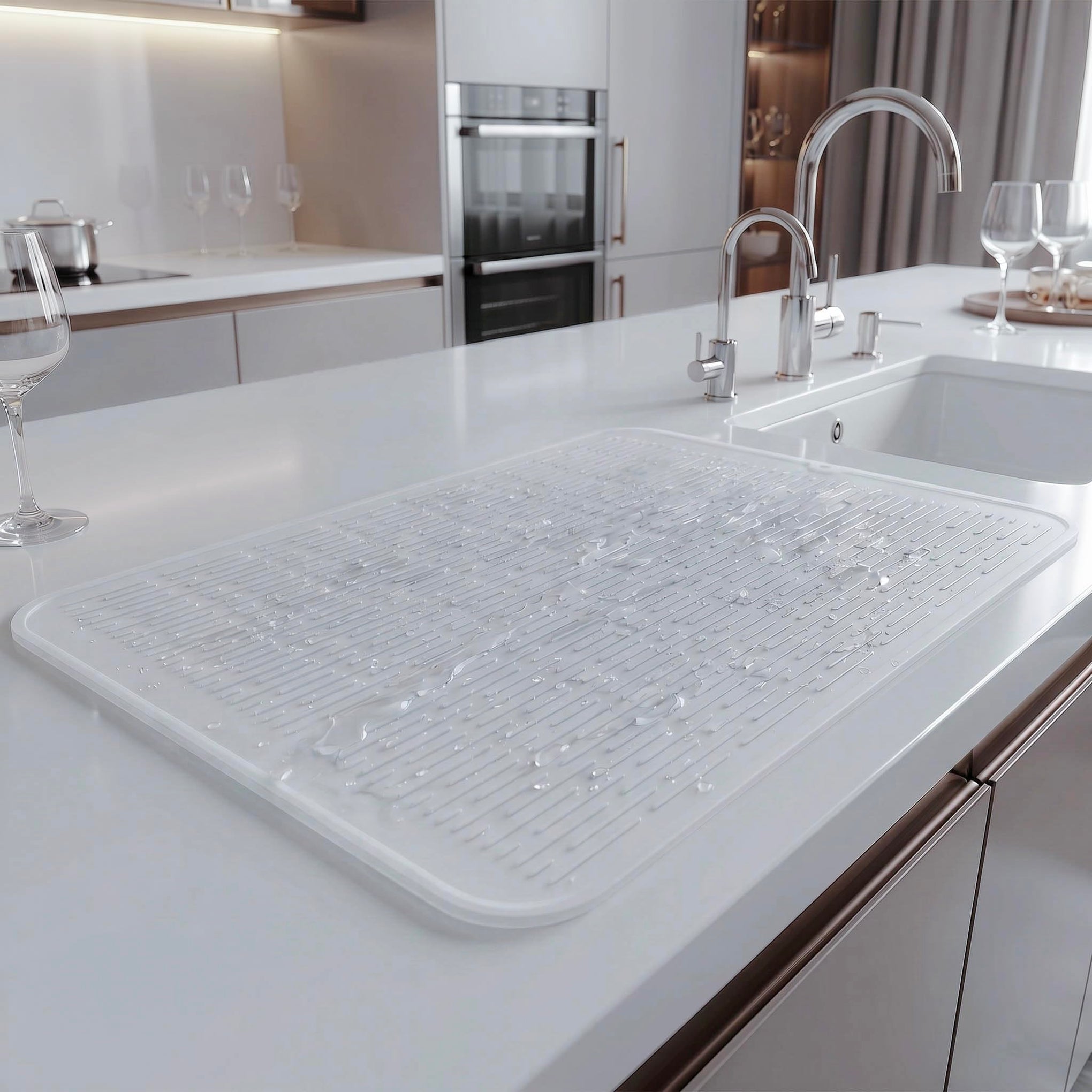 Silicone Dish Drying Mat for Multiple Usage