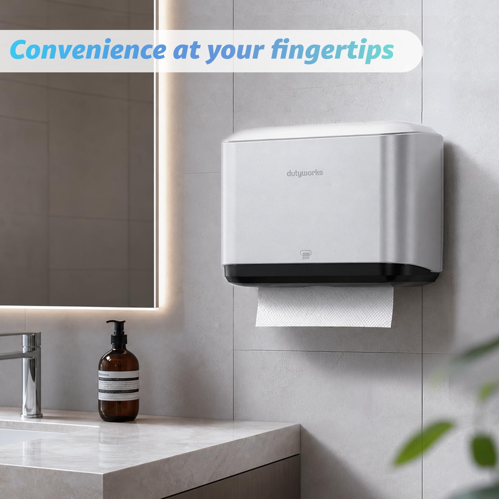 Multifold Paper Towel Dispenser Wall Mount (180 Count)