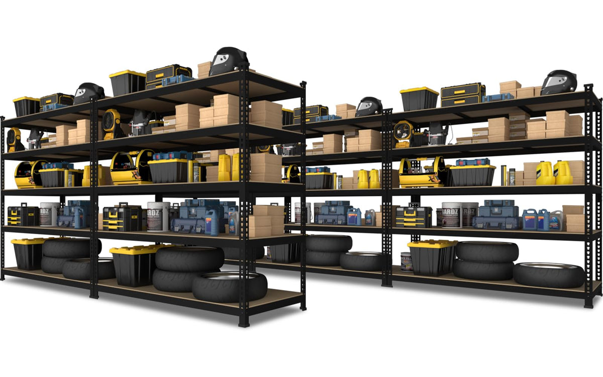 48"W x 24"D x 72"H Garage Storage Shelves (5 Count)