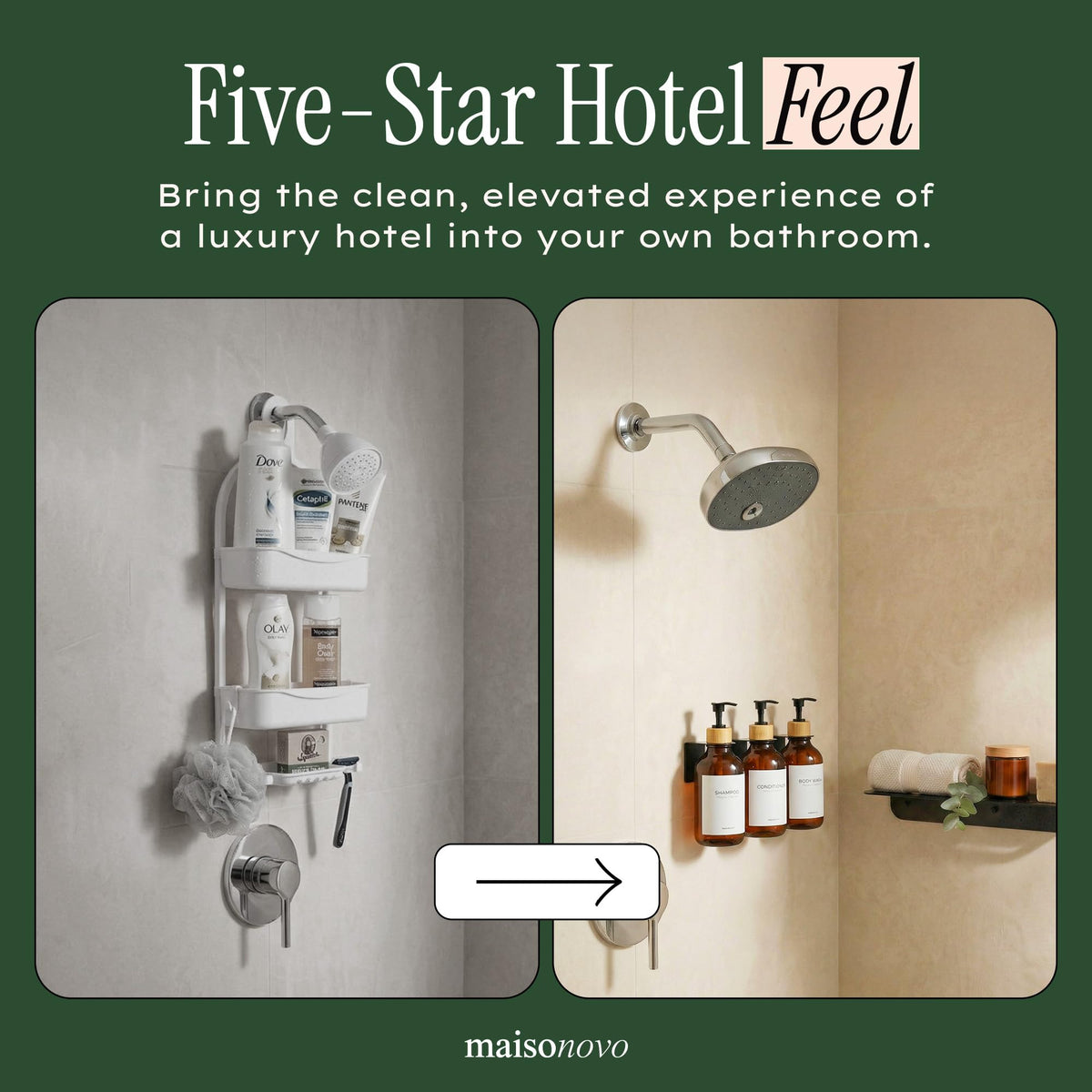 Shampoo and Conditioner Dispenser