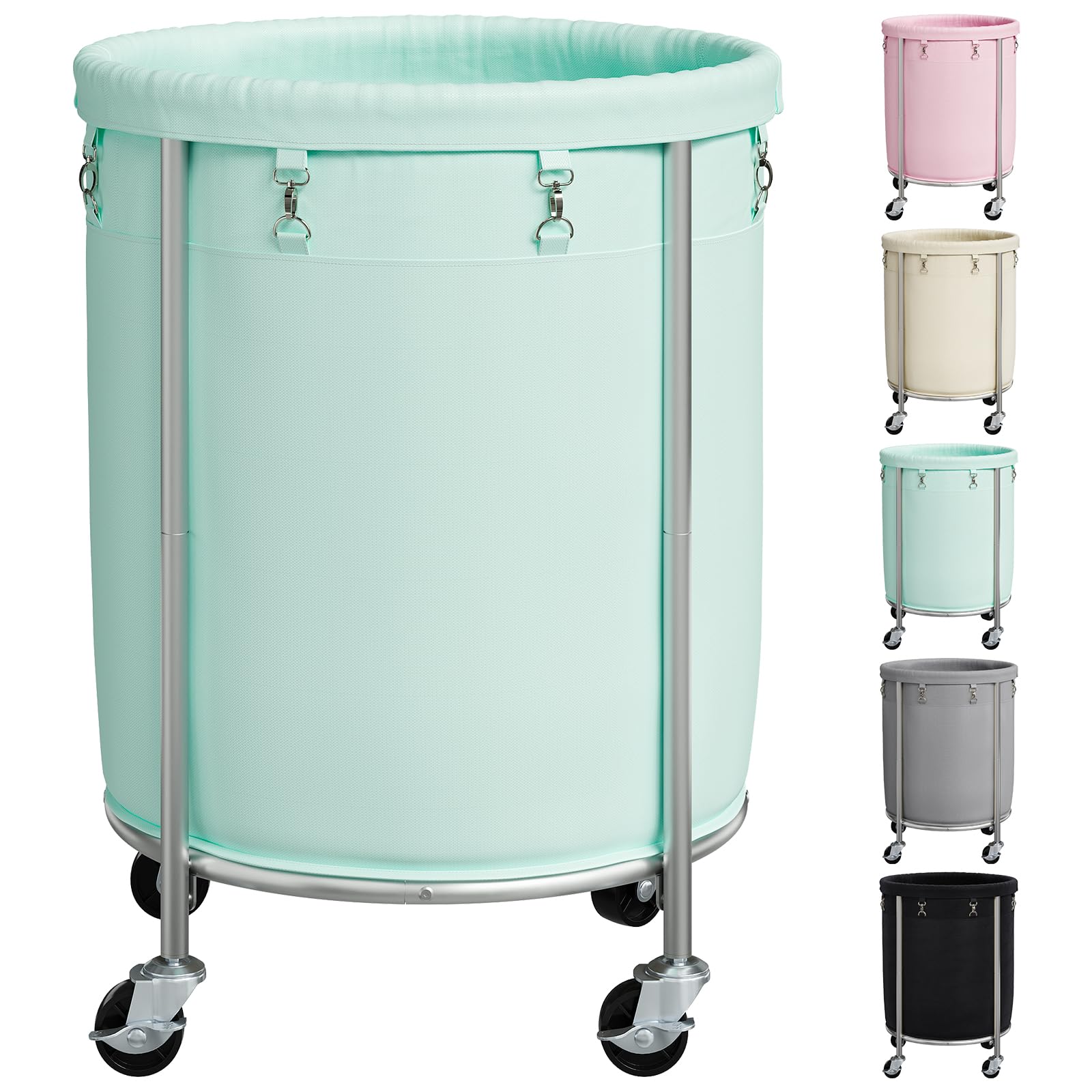 Laundry Basket with Wheels