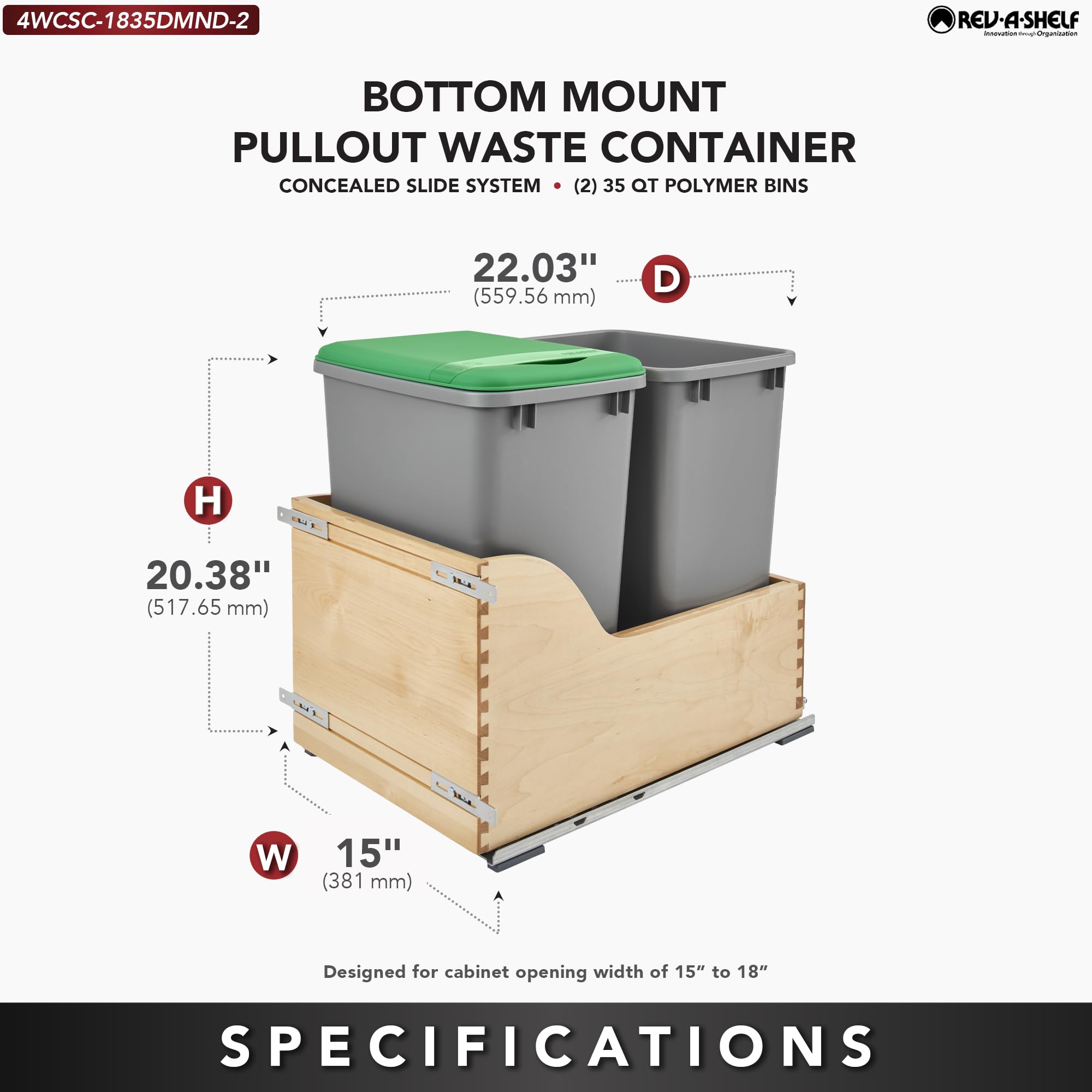 Pullout Trash Can
