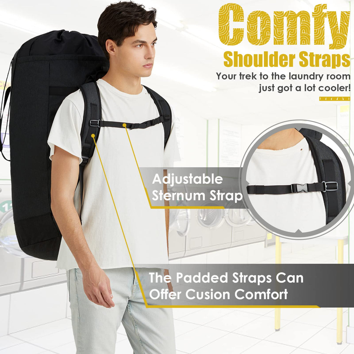 Laundry Backpack Bag 115L
